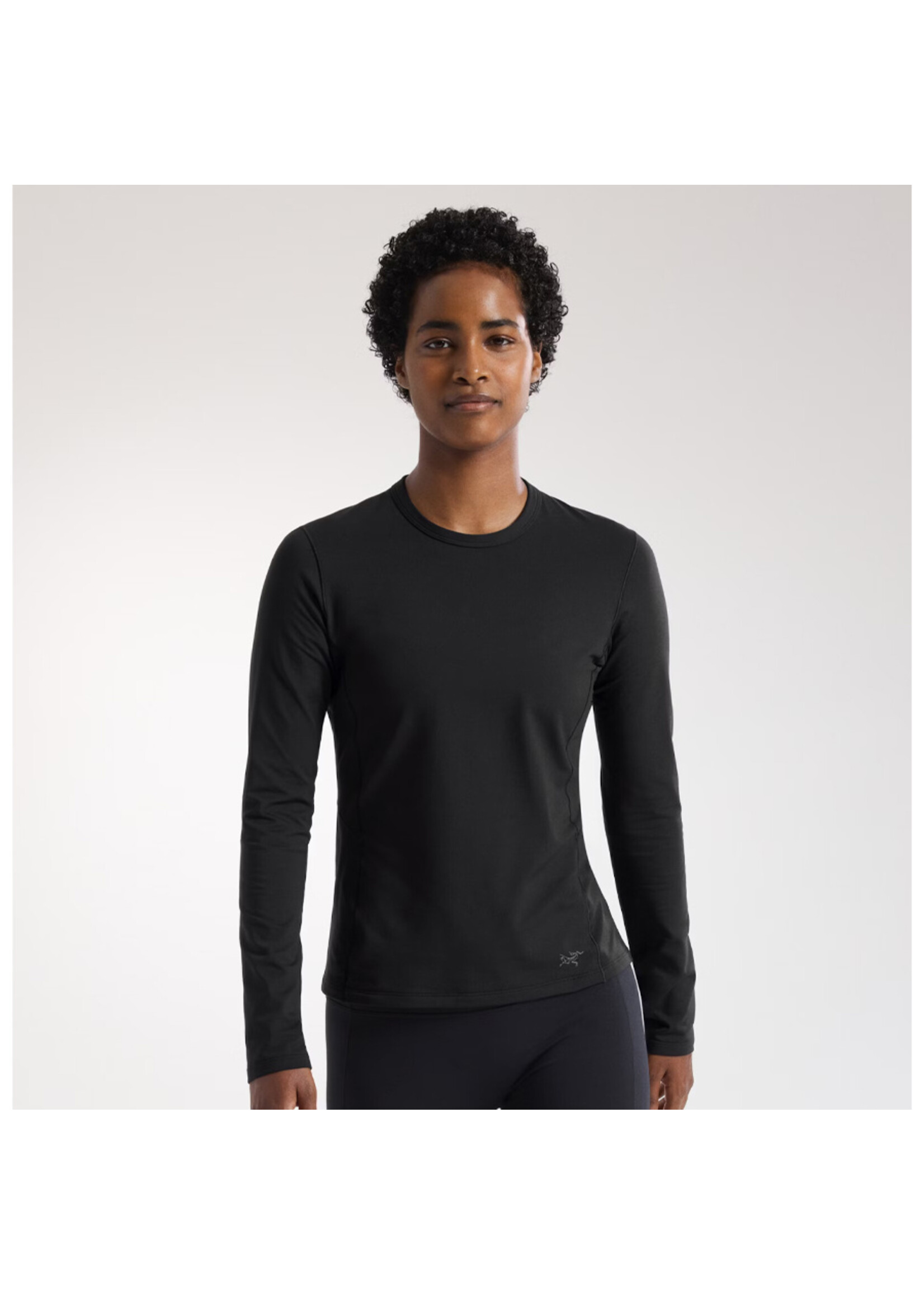 ARC'TERYX Haut à col rond Rho / Noir (Femme)
