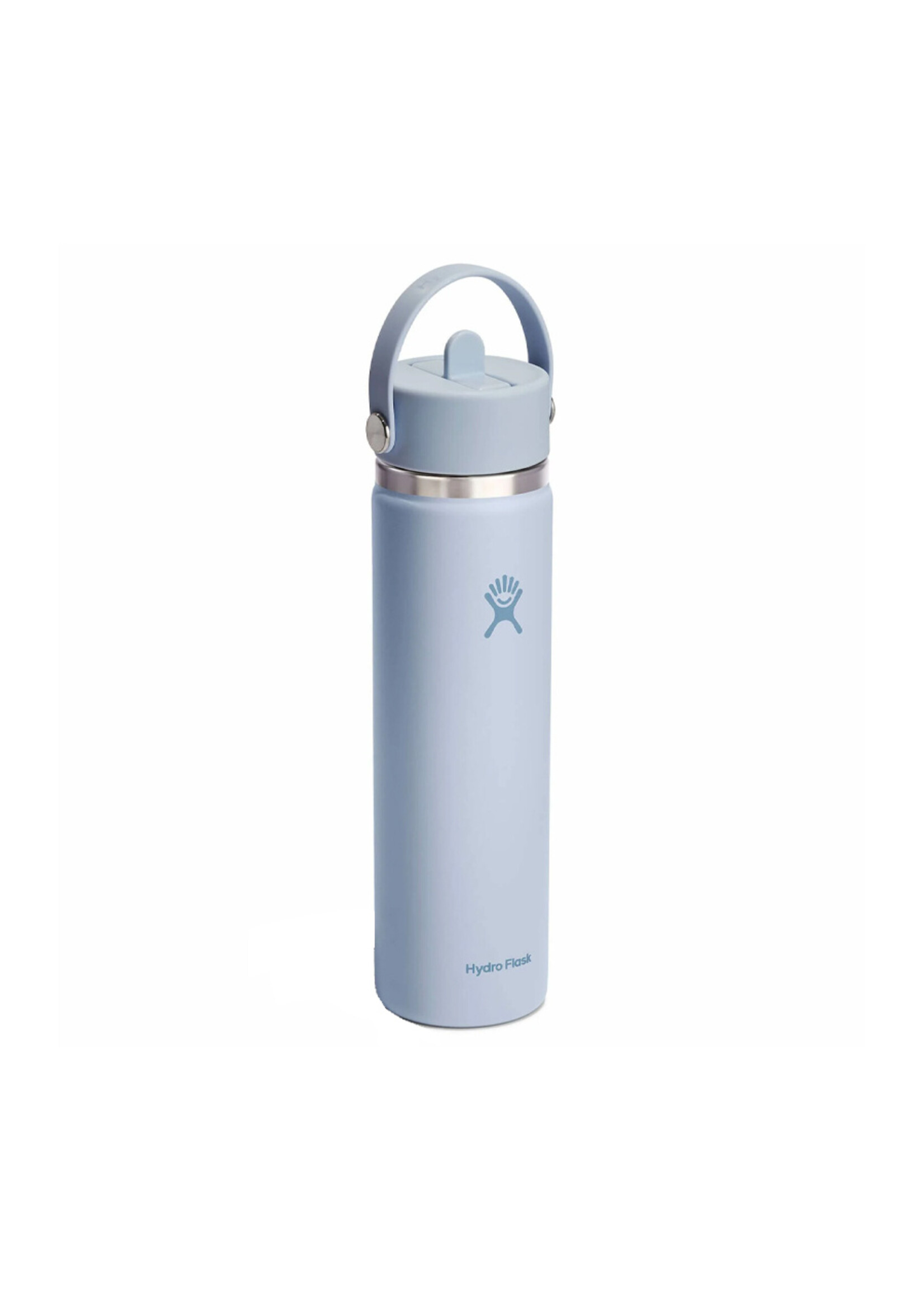 HYDRO FLASK Bouteille à large goulot avec bouchon FLEX à paille intégrée – 24 oz