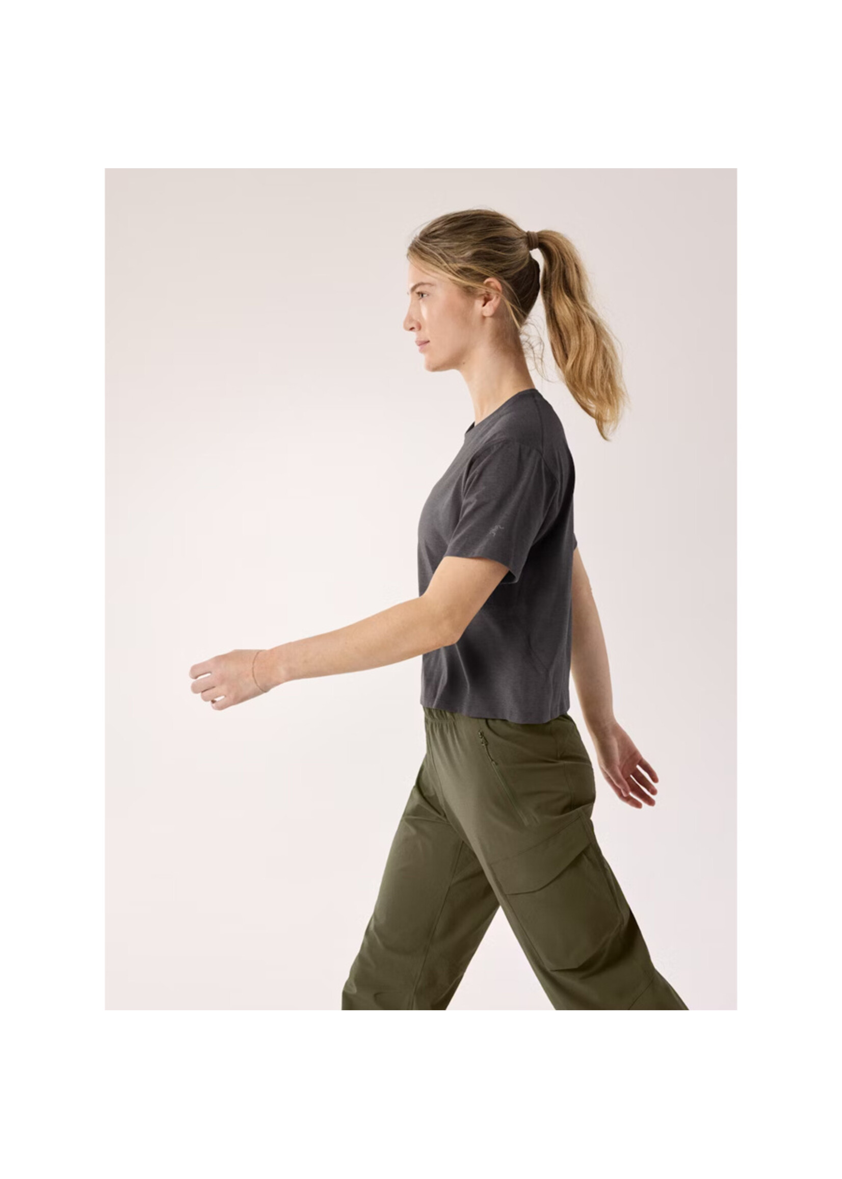 ARC'TERYX T-shirt TAEMA CROP (Femme)