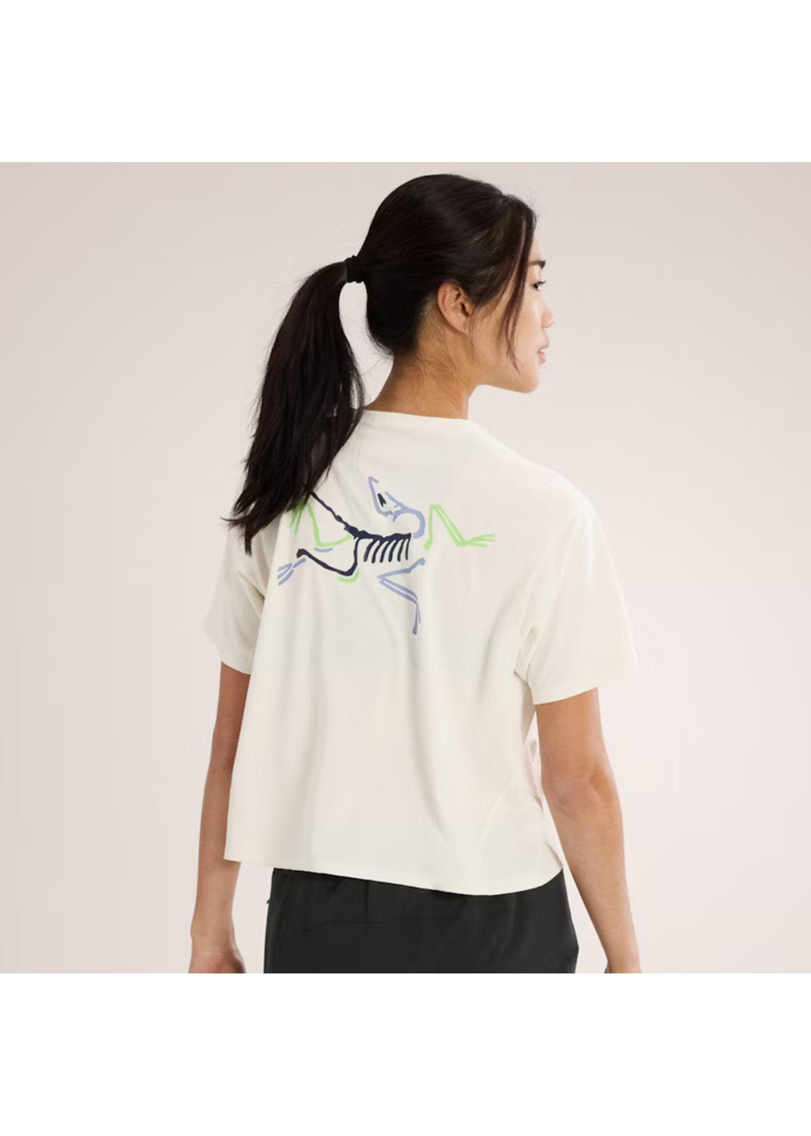 ARC'TERYX T-shirt TAEMA CROP LOGO (Femme)
