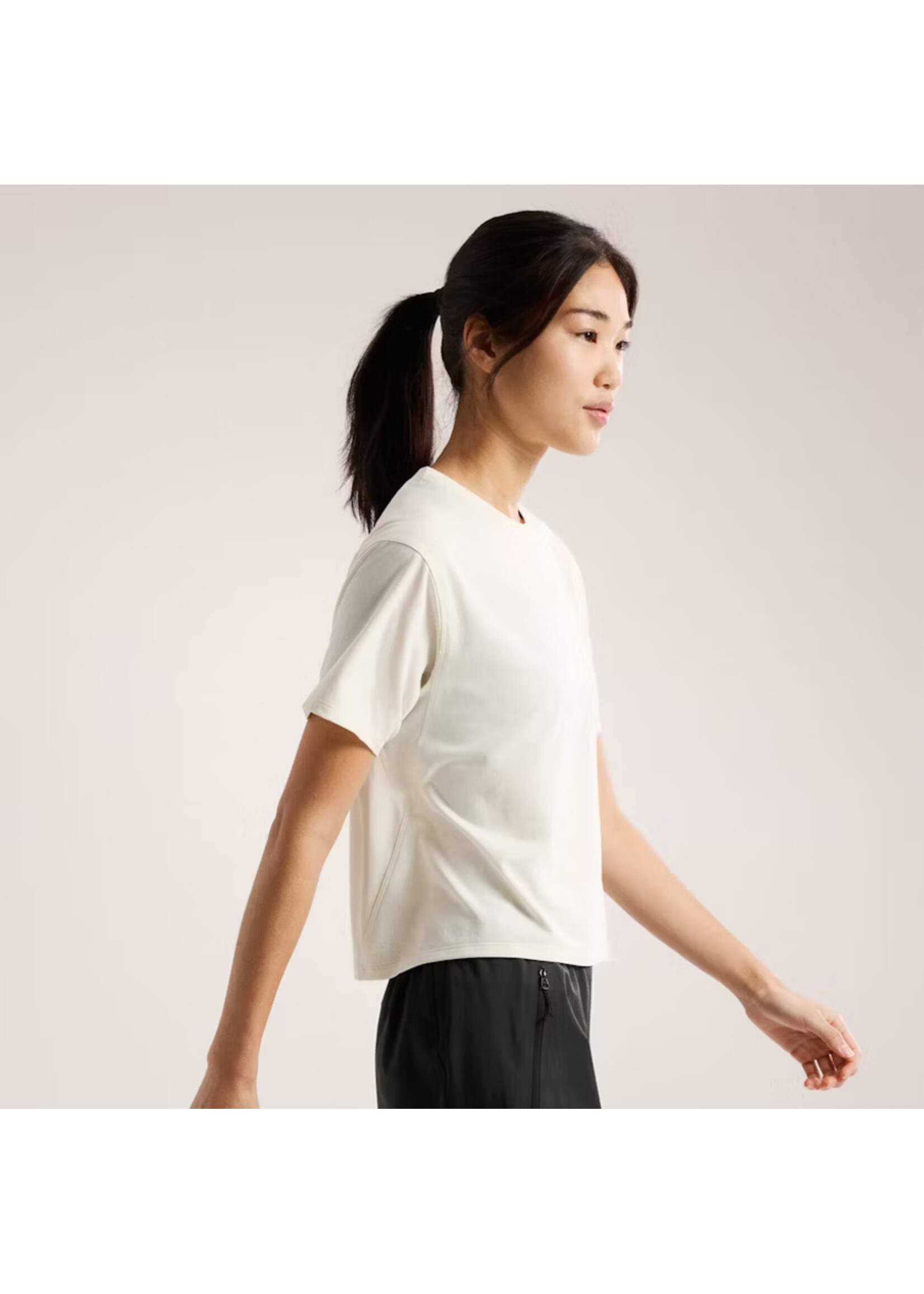 ARC'TERYX T-shirt TAEMA CROP LOGO (Femme)