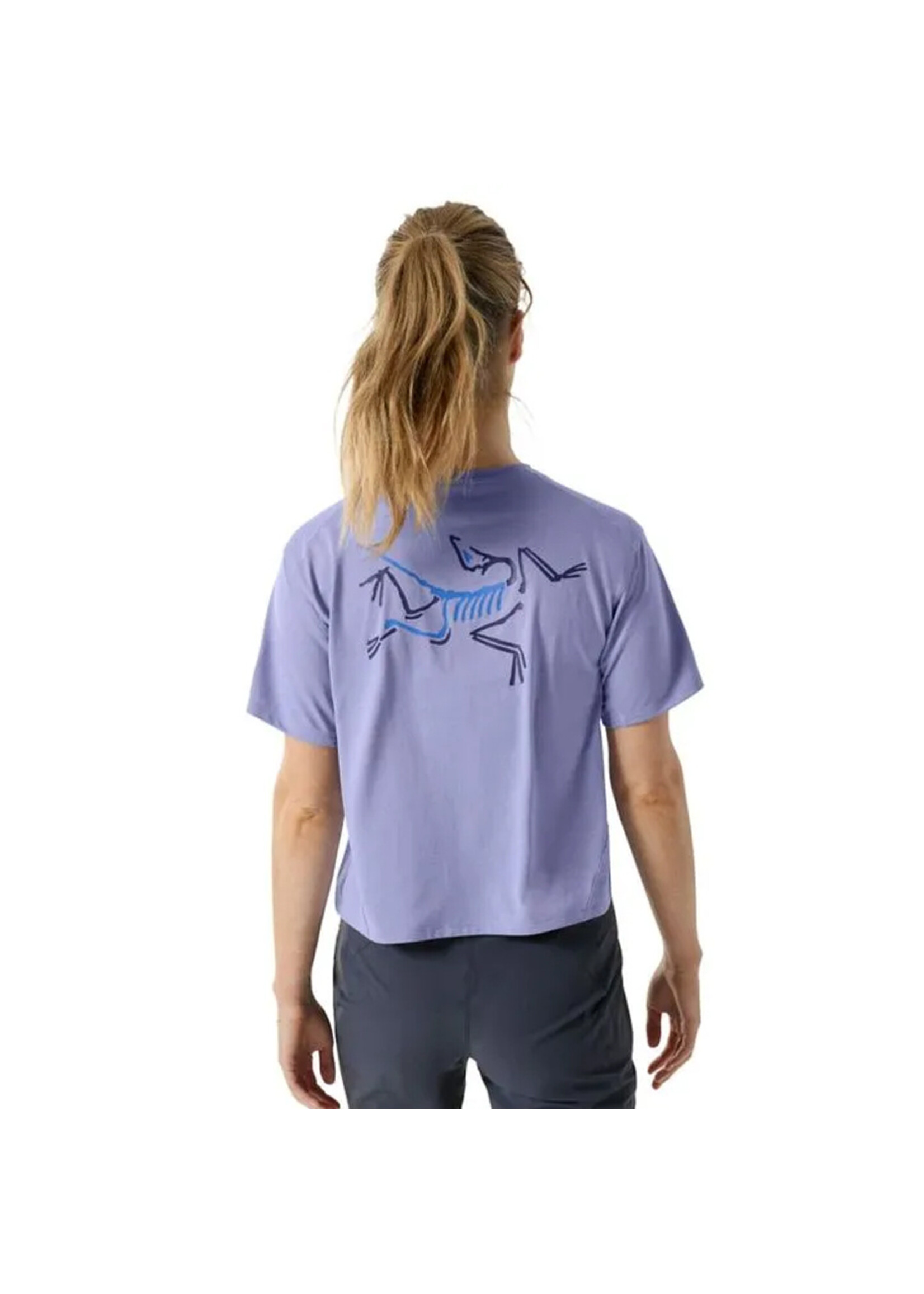 ARC'TERYX T-shirt TAEMA CROP LOGO (Femme)