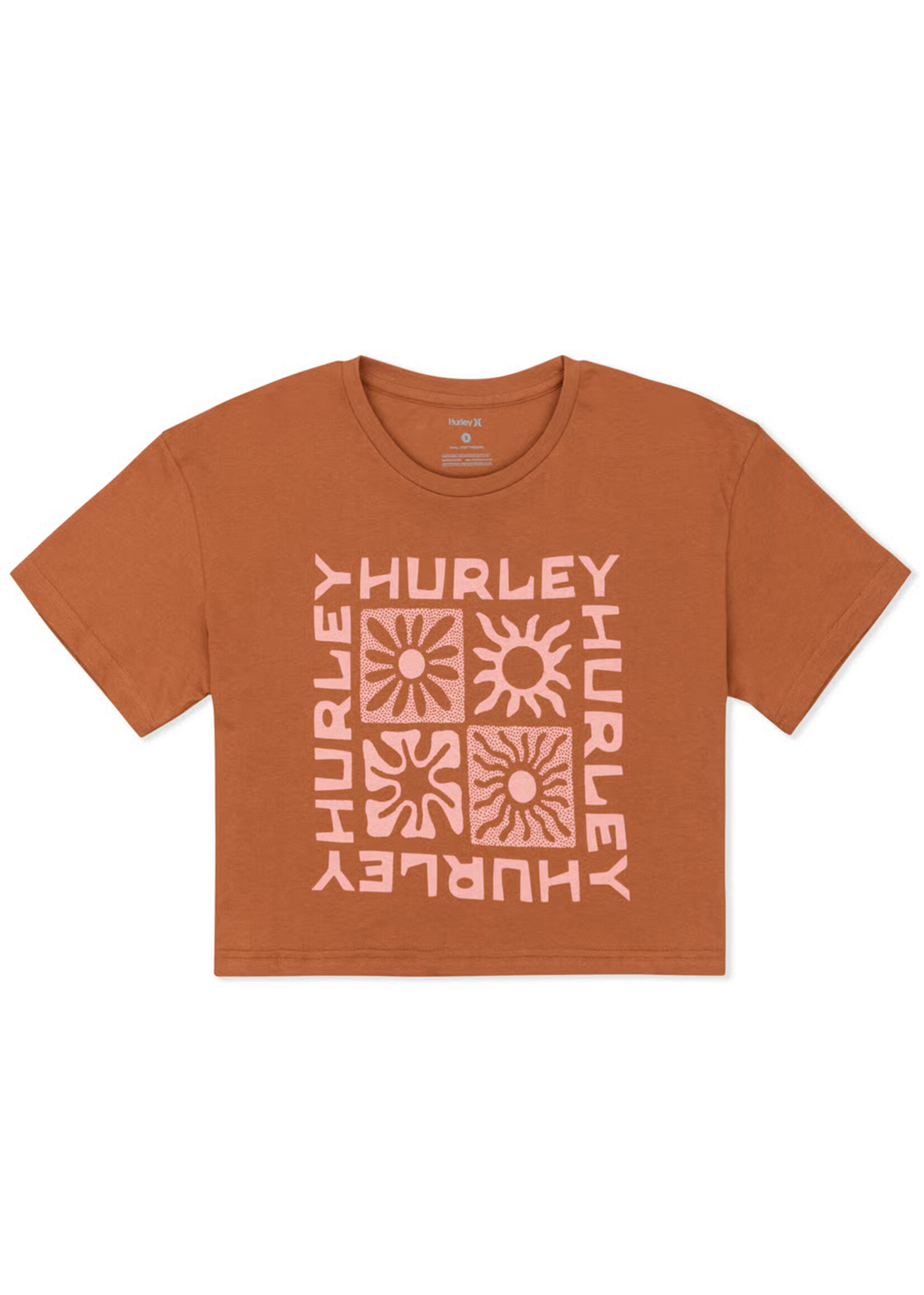HURLEY T-shirt BOTANY BOXY CROP (Femme)