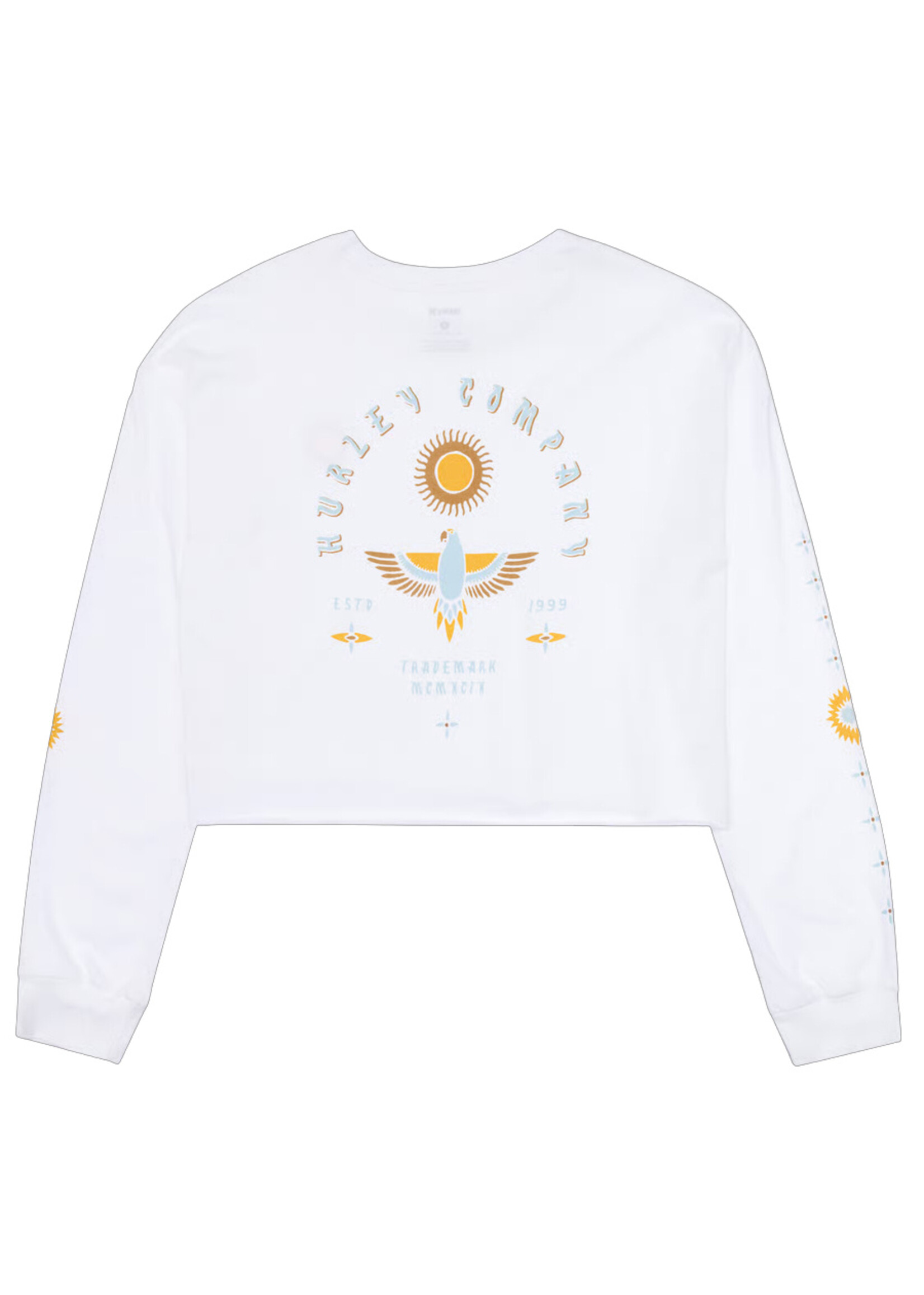 HURLEY T-shirt EAGLE HIGH LS CROP (Femme)