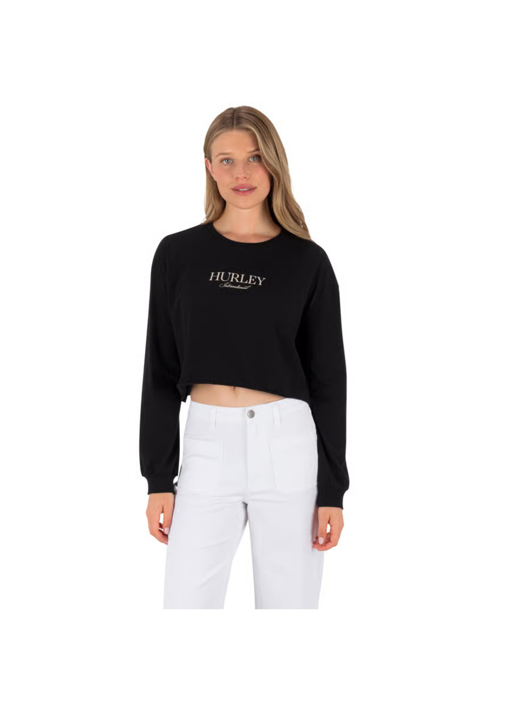 HURLEY T-shirt FLOREAL LS CROP (Femme)