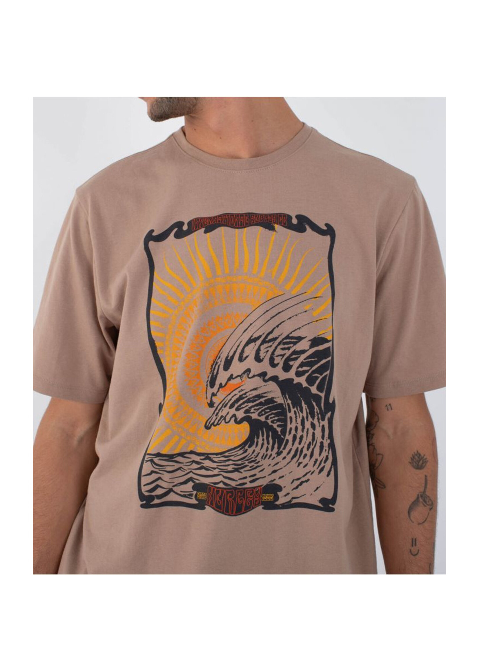 HURLEY T-shirt H2O-DRI WAVE MANDALA (Homme)