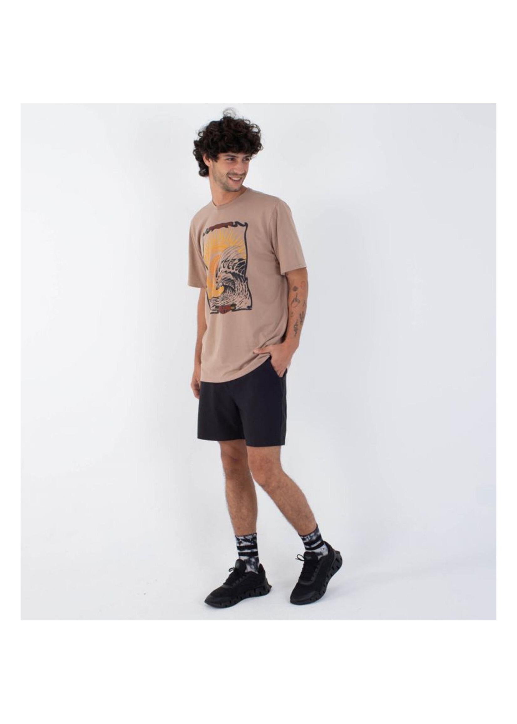 HURLEY T-shirt H2O-DRI WAVE MANDALA (Homme)