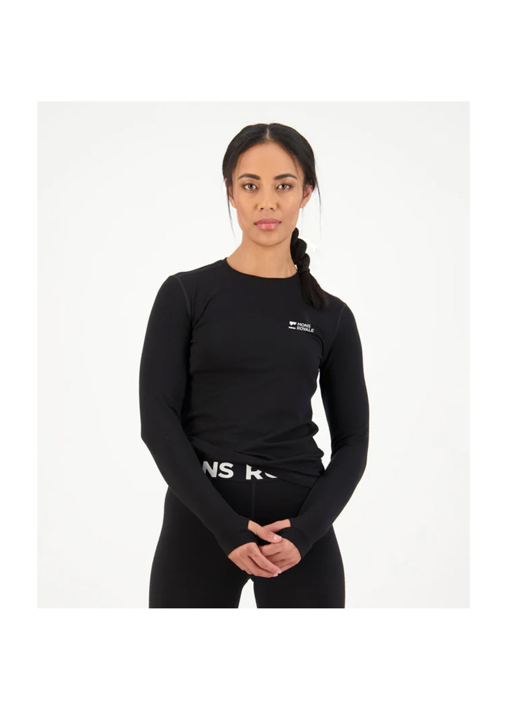 MONS ROYALE Chandail CASCADE MERINO BASE LAYER (Femme)