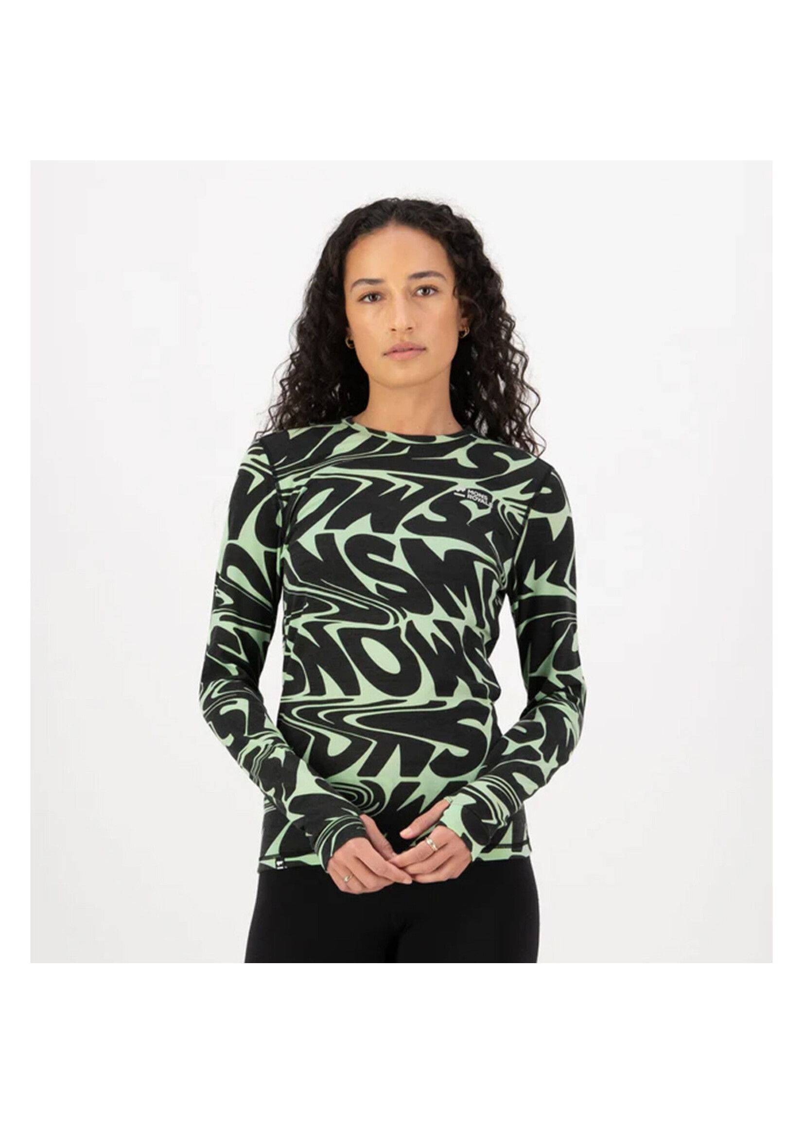 MONS ROYALE Chandail CASCADE MERINO BASE LAYER (Femme)