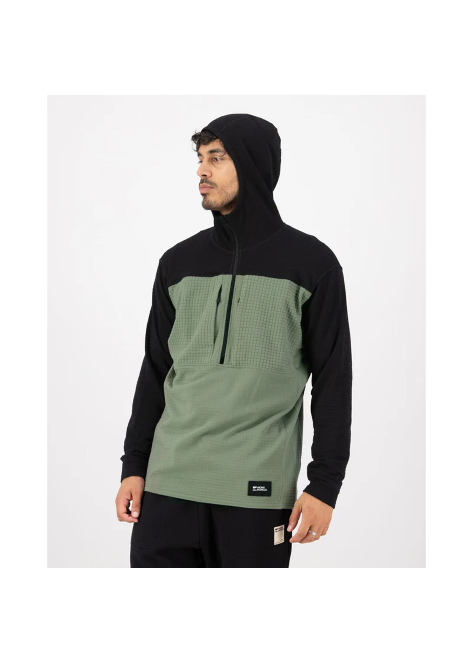 MONS ROYALE Chandail à capuchon OFFGRID MERINO 1/2 Zip (Homme)
