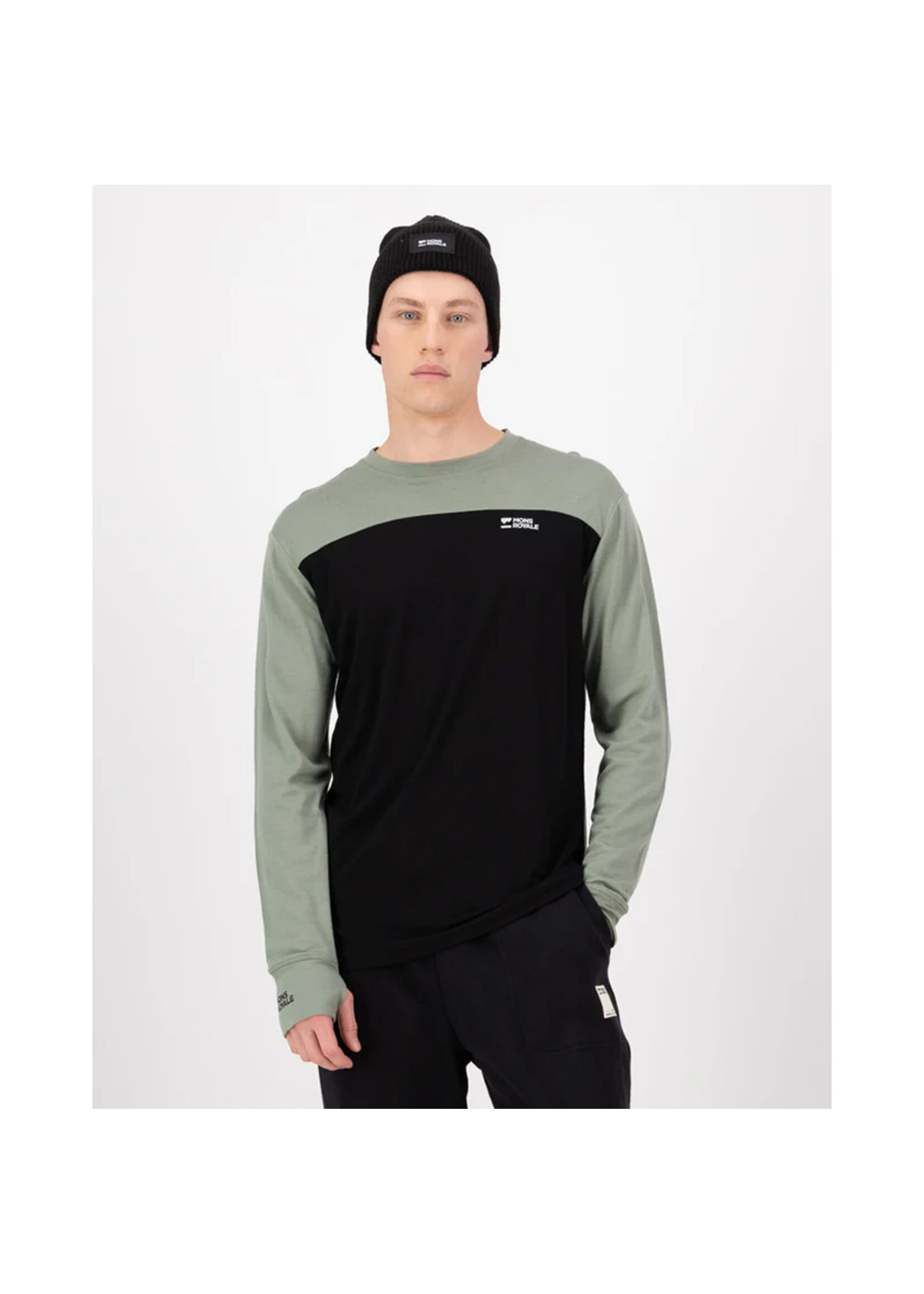 MONS ROYALE T-Shirt manches longues YOTEI MERINO (Homme)
