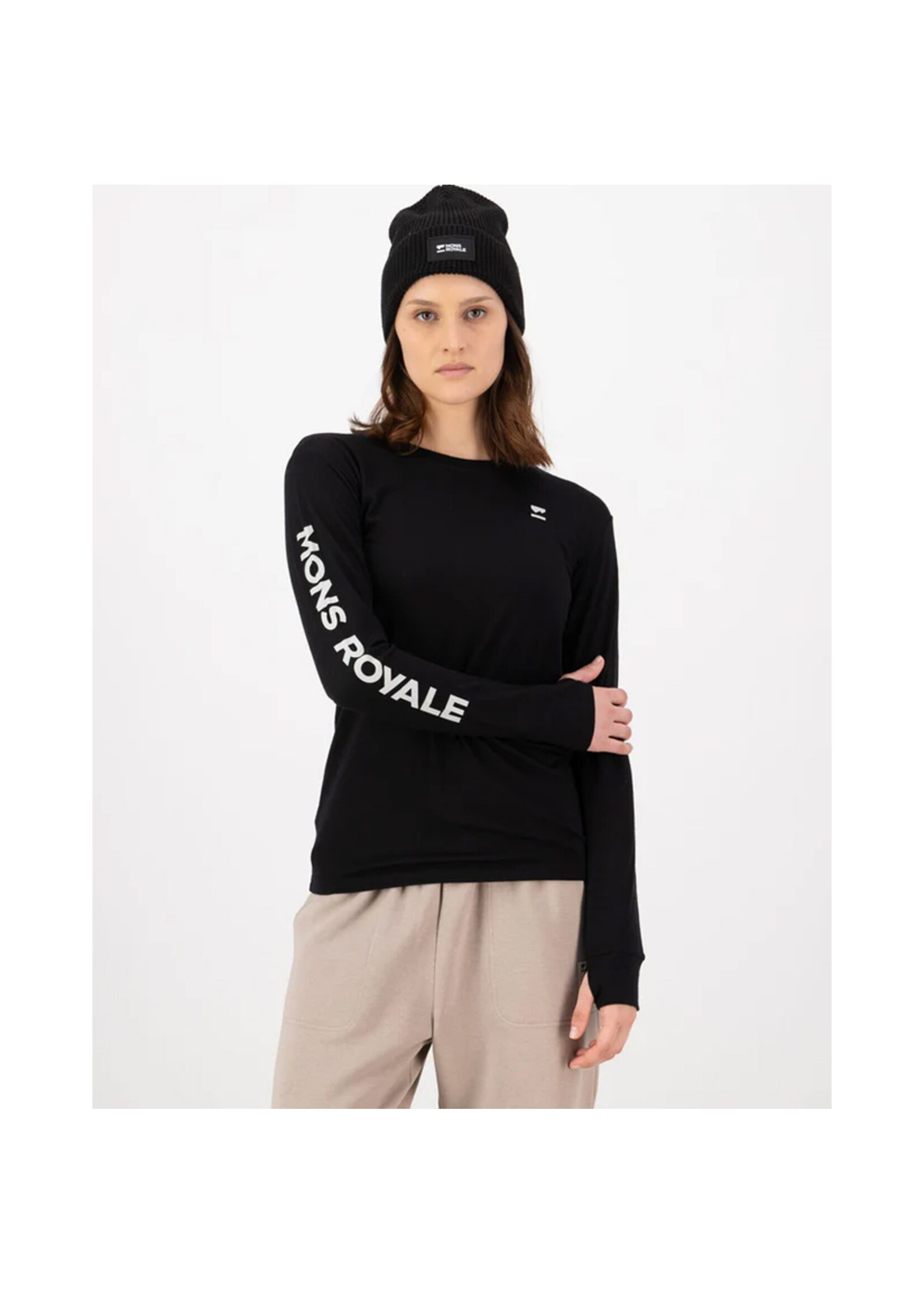 MONS ROYALE T-Shirt manches longues YOTEI MERINO CLASSIC (Femme)