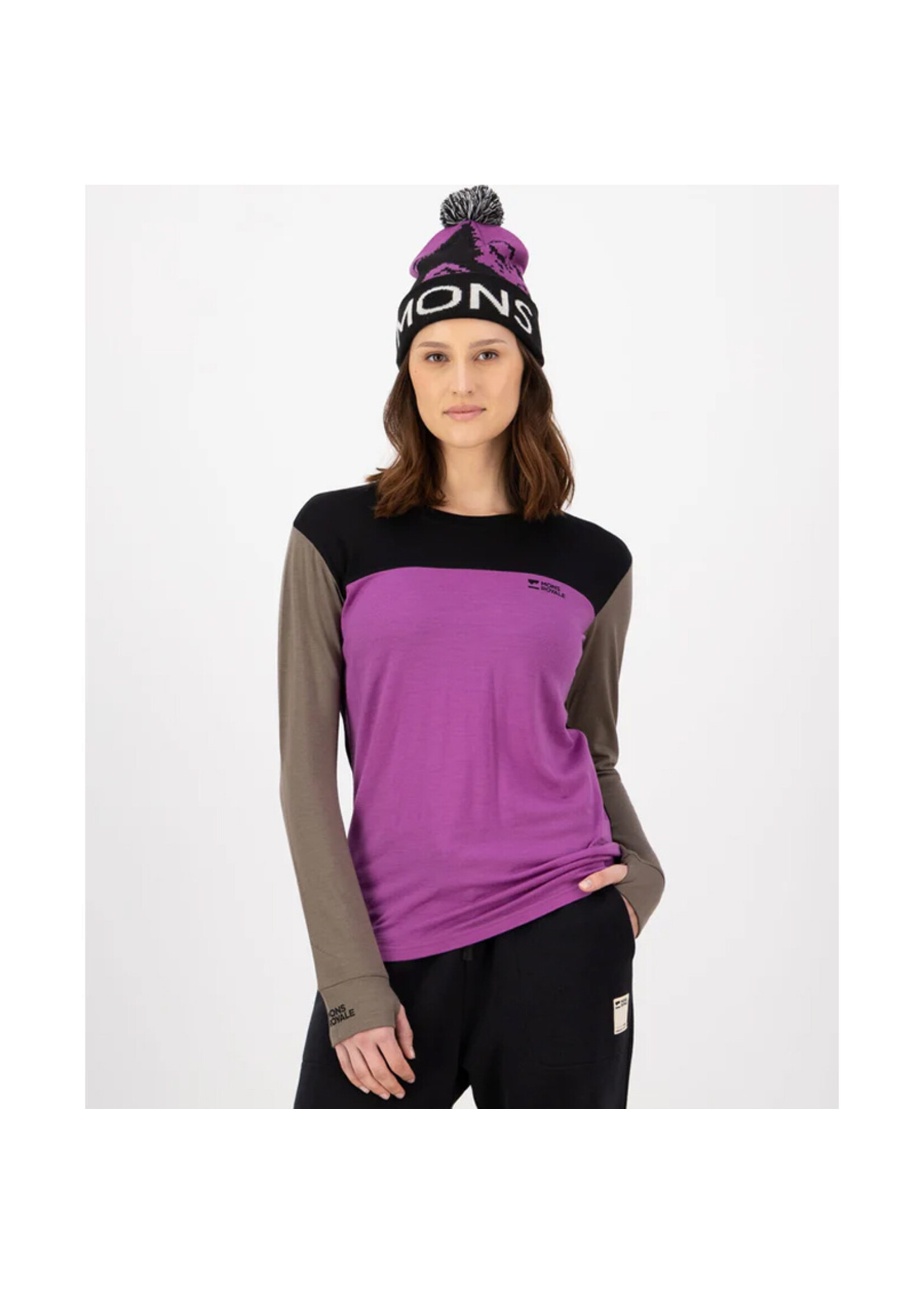 MONS ROYALE T-Shirt manches longues YOTEI MERINO (Femme)