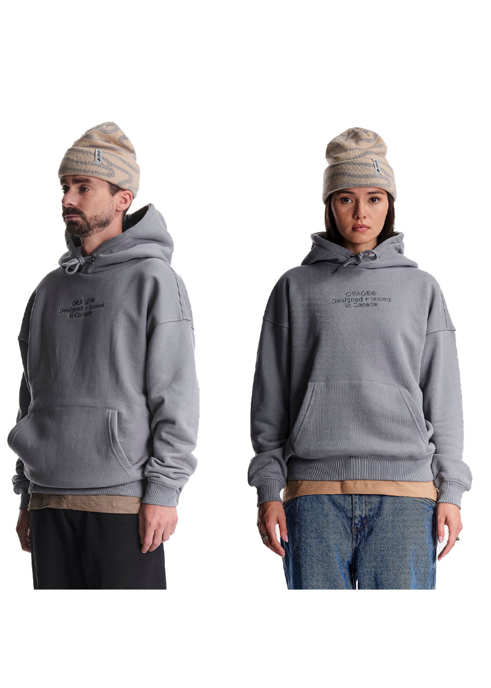 ORAGE Chandail à capuchon ALPINE (Unisexe)