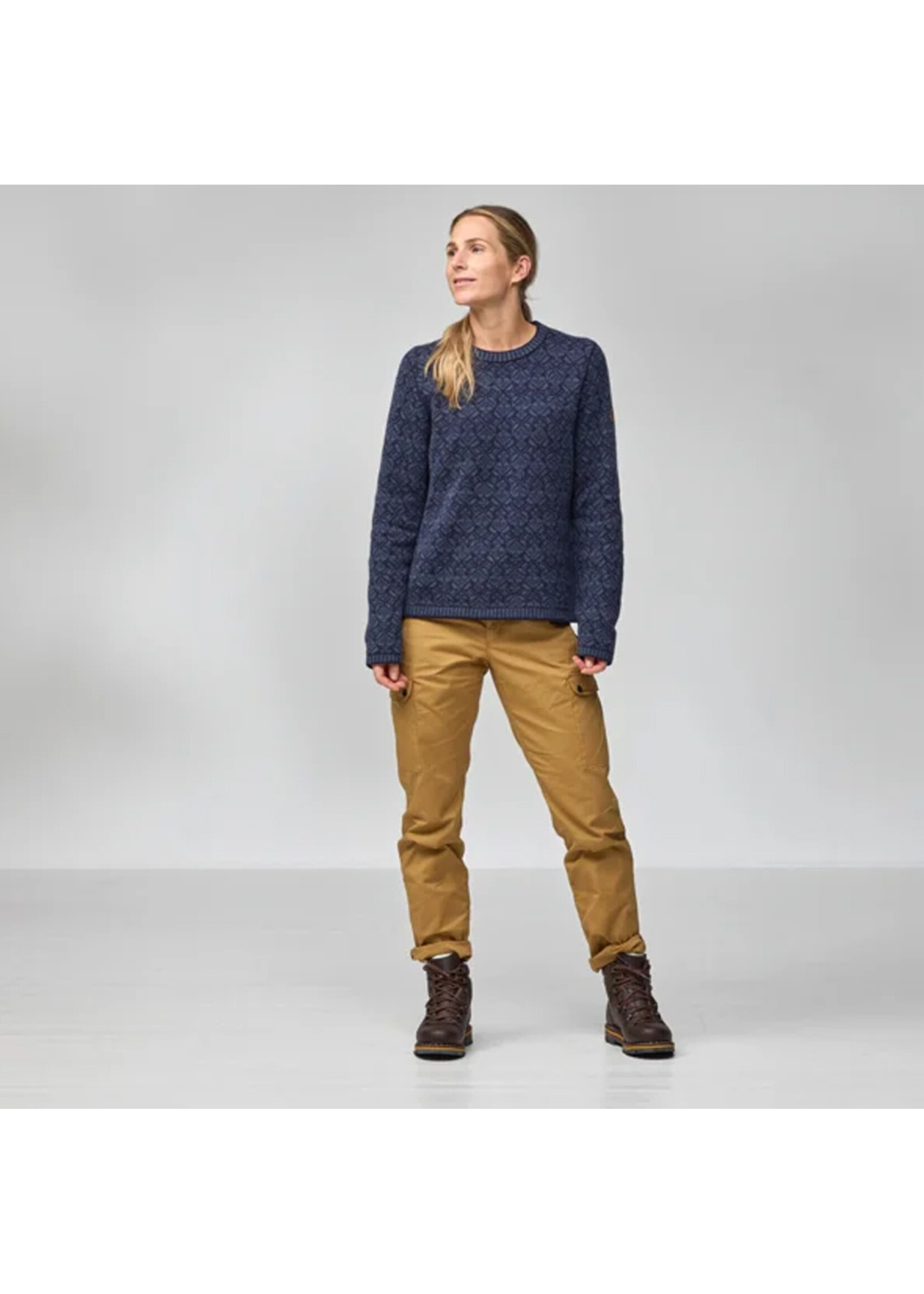 FJALL RAVEN Chandail SNOW ROUND NECK SWEATER (Femme)