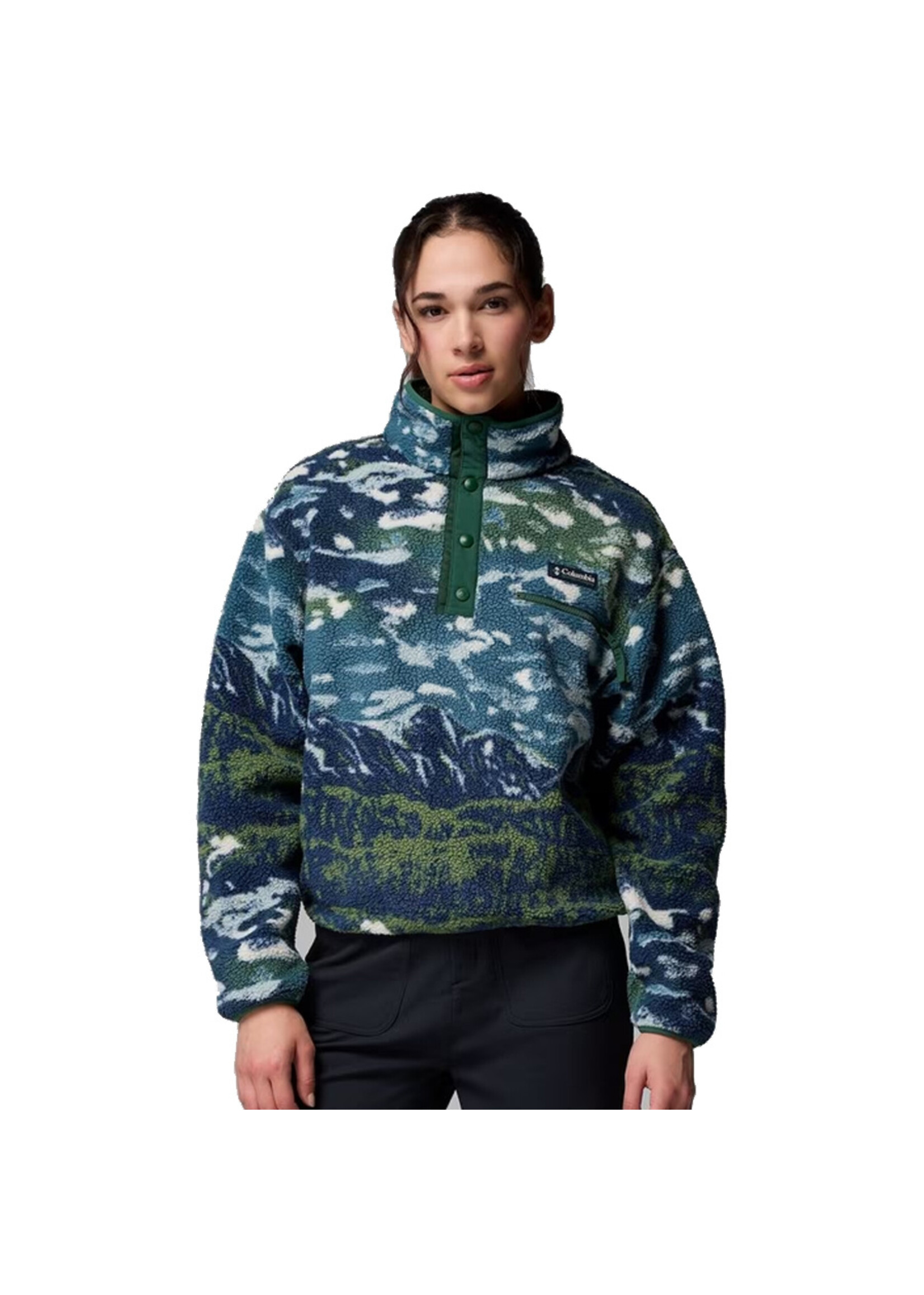 COLUMBIA Veste polaire HELVETIA II PRINTED HALF SNAP (Femme)