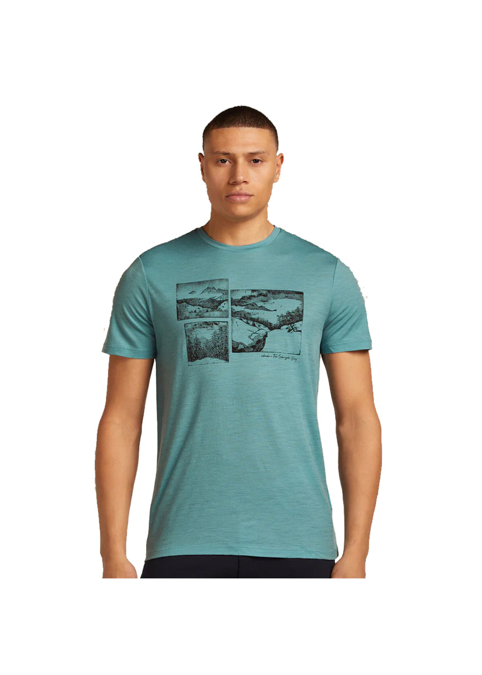 ICEBREAKER T-shirt MERINO 150 TECH SS CLIMB (Homme)