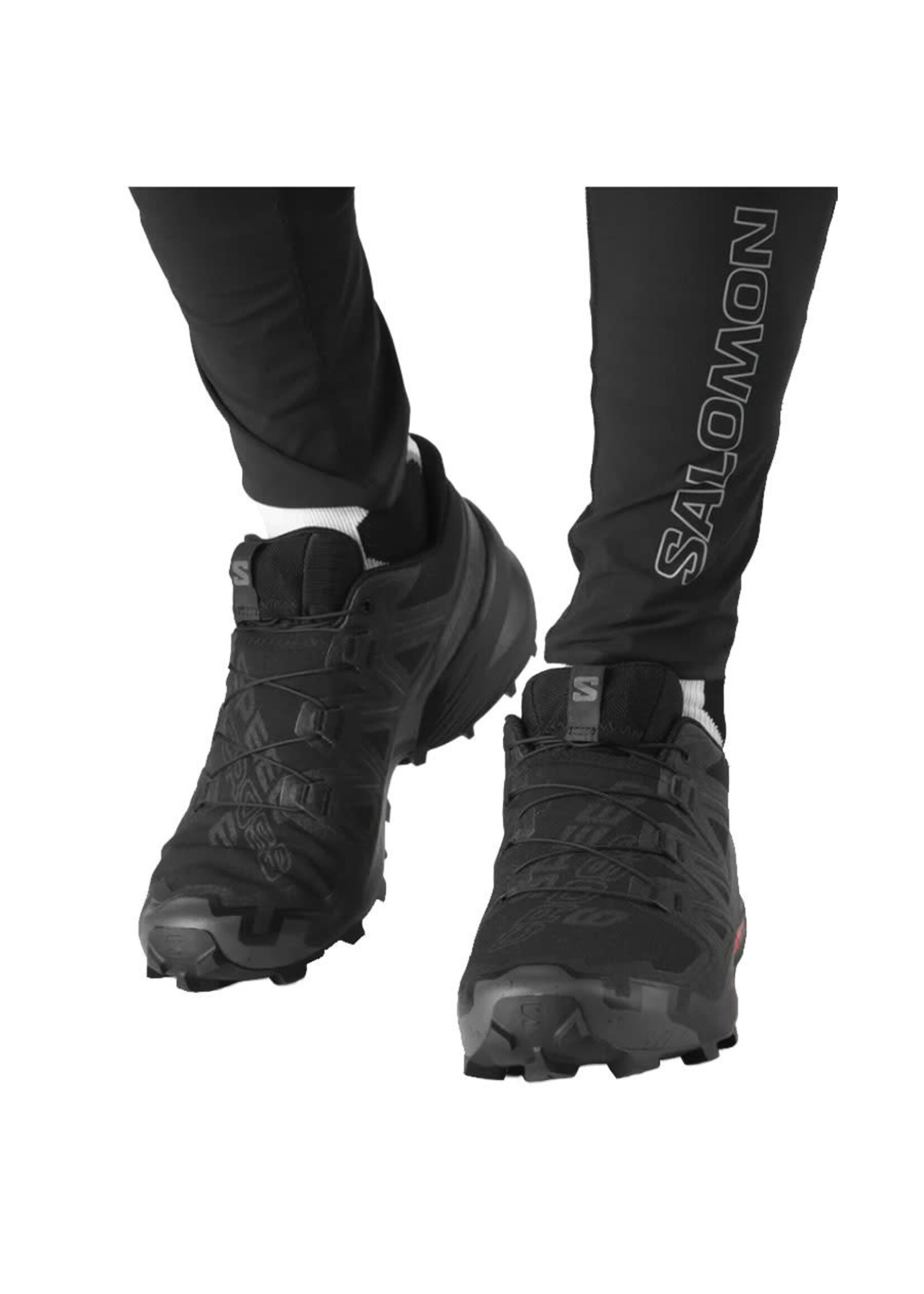 SALOMON Souliers SPEEDCROSS 6 - larges / Noir Phantom (Homme)