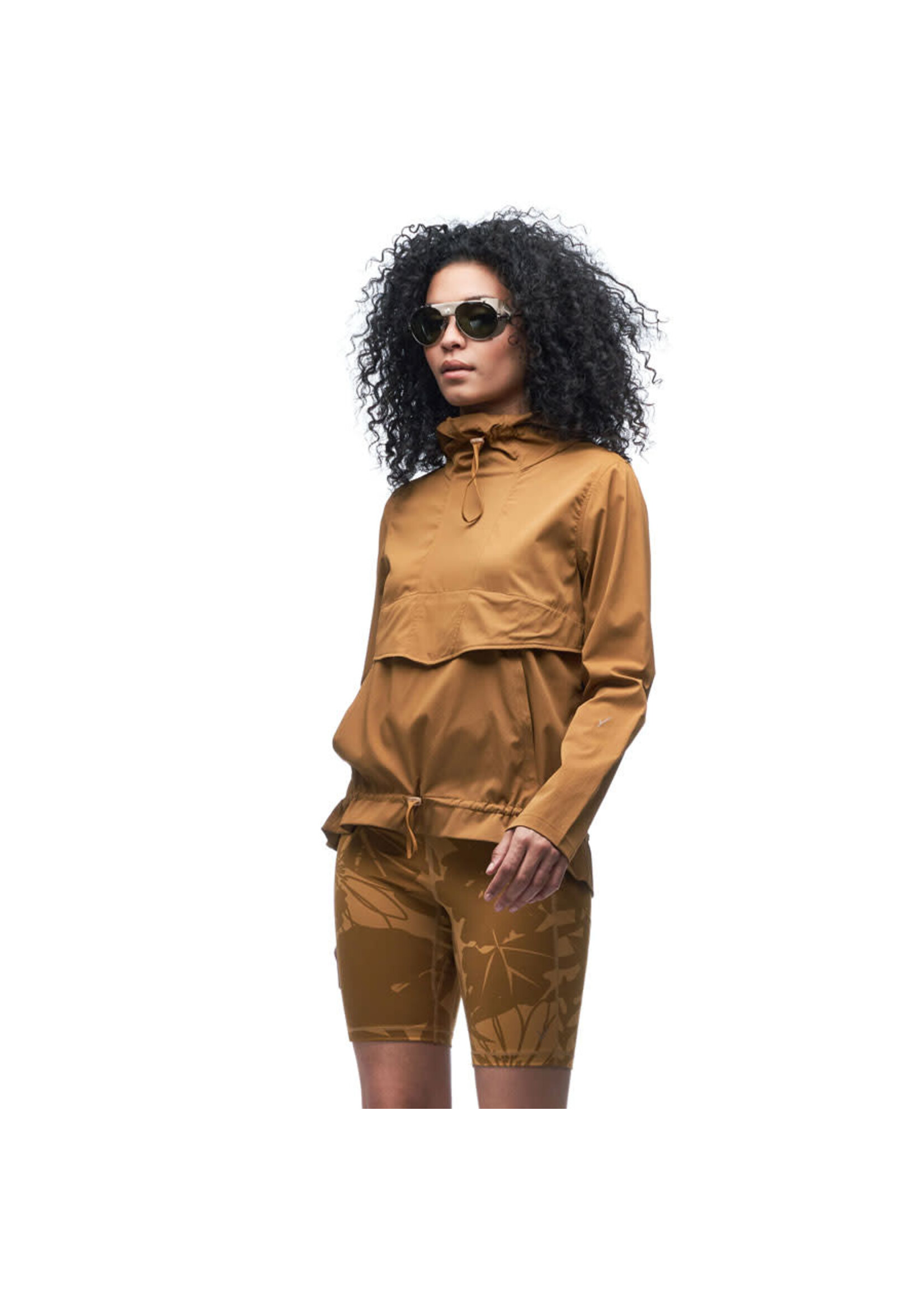 INDYEVA Short 8" SENDERO / Bronze botanique (Femme)