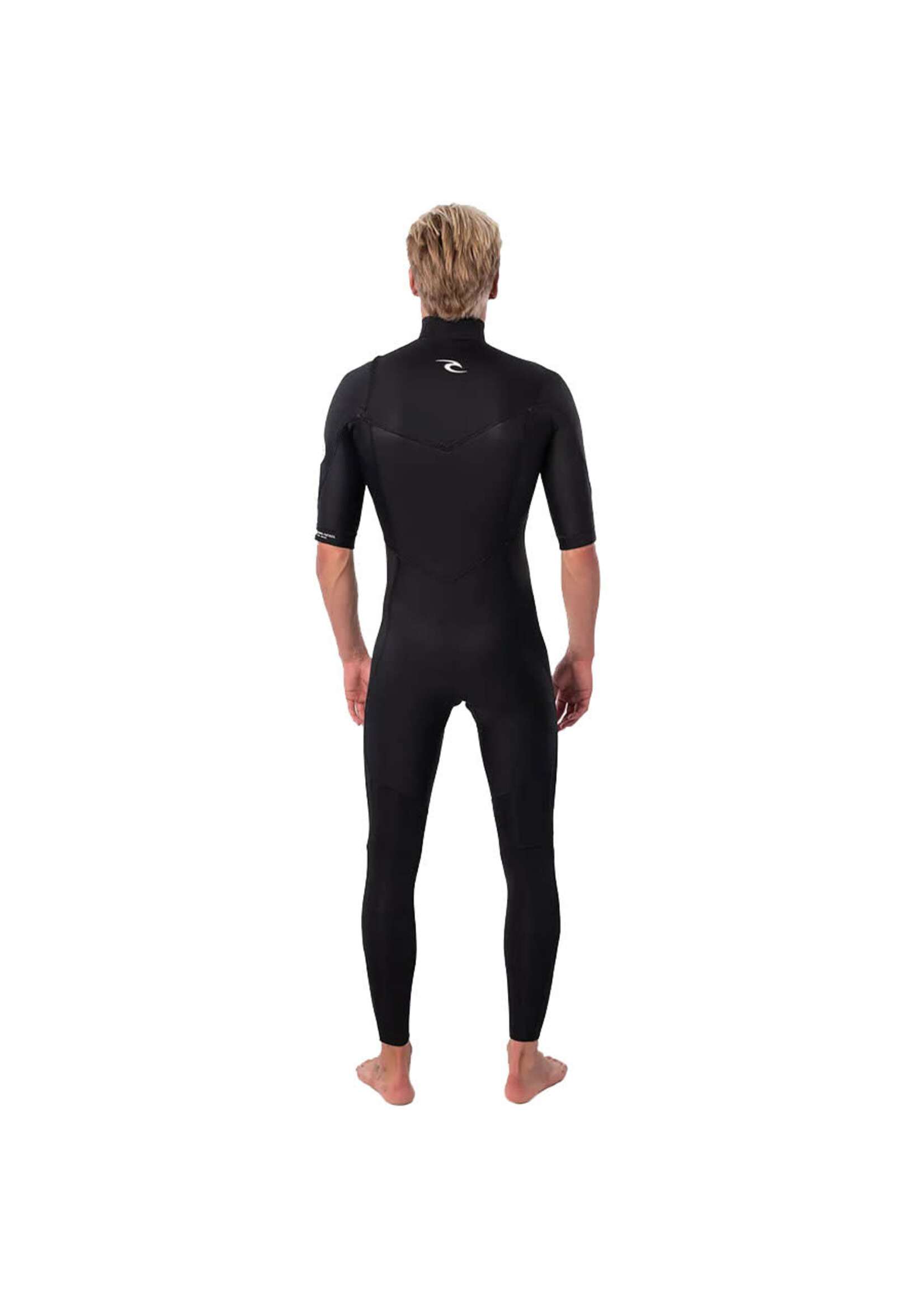 RIP CURL Wetsuit 2mm à manches courtes avec zip sur la poitrine DAWN PATROL / Noir (Homme)