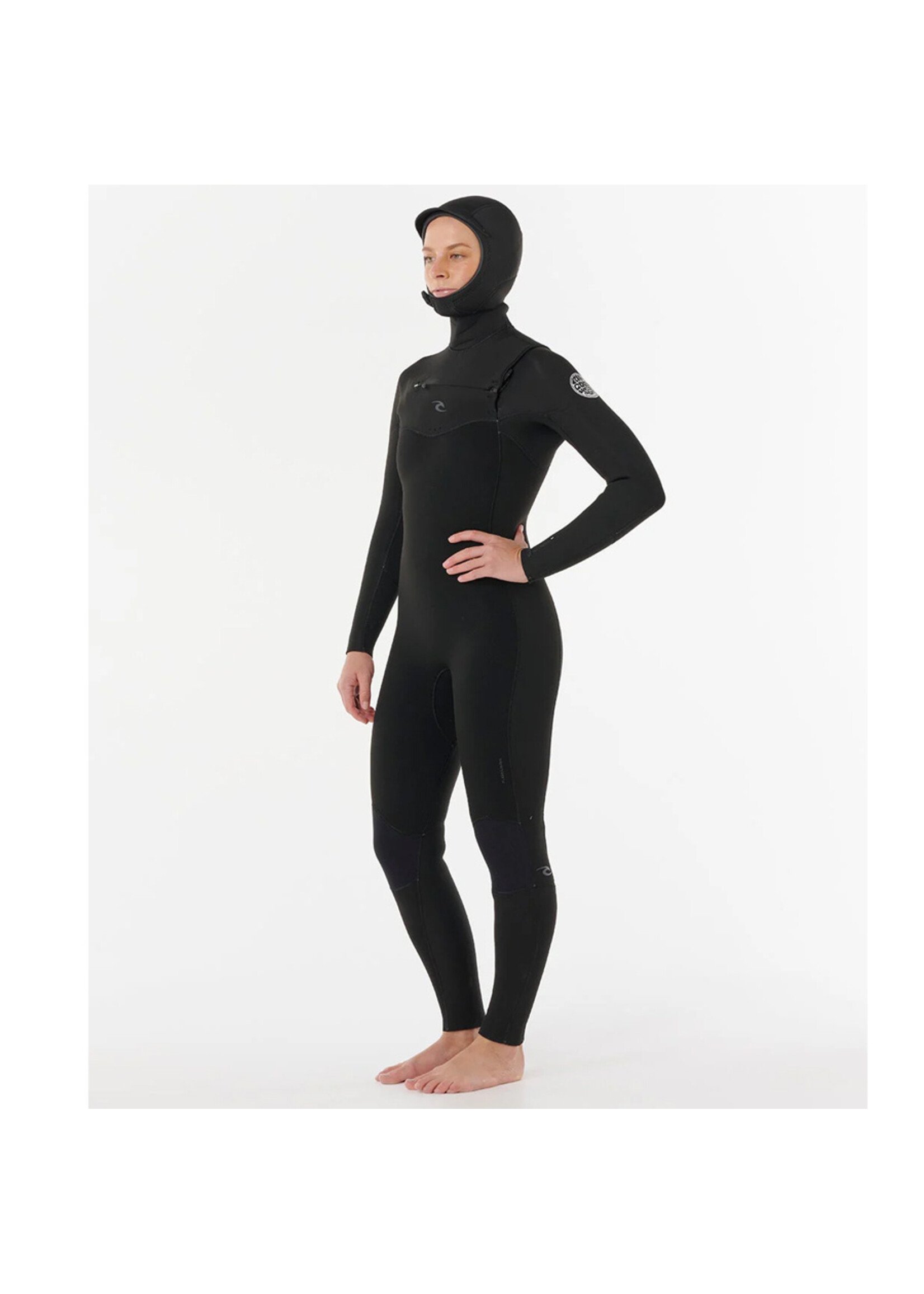 RIP CURL Wetsuit à capuchon zip avant  5/4 DAWN PATROL (Femme)