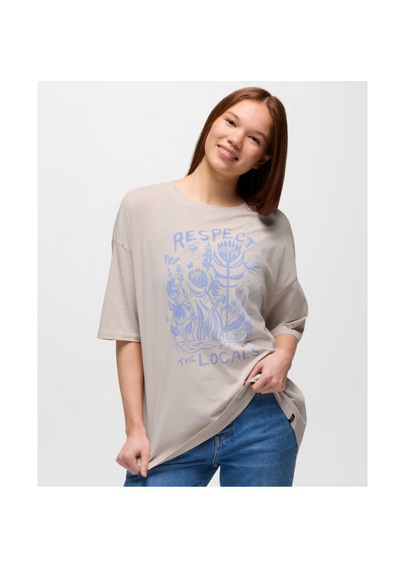 PRANA T-shirt EVERYDAY GRAPHIC OVERSIZED (Femme)