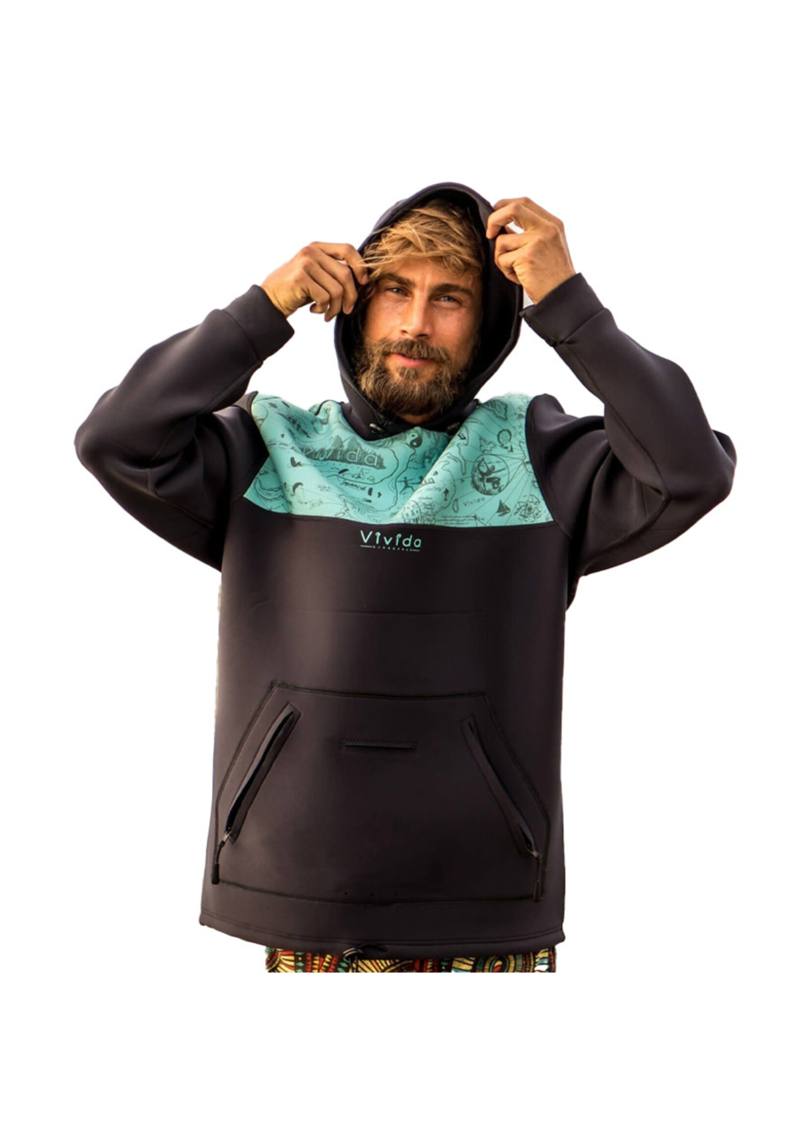 VIVIDA Chandail à capuchon en néoprène NEPTUNE (Unisexe)