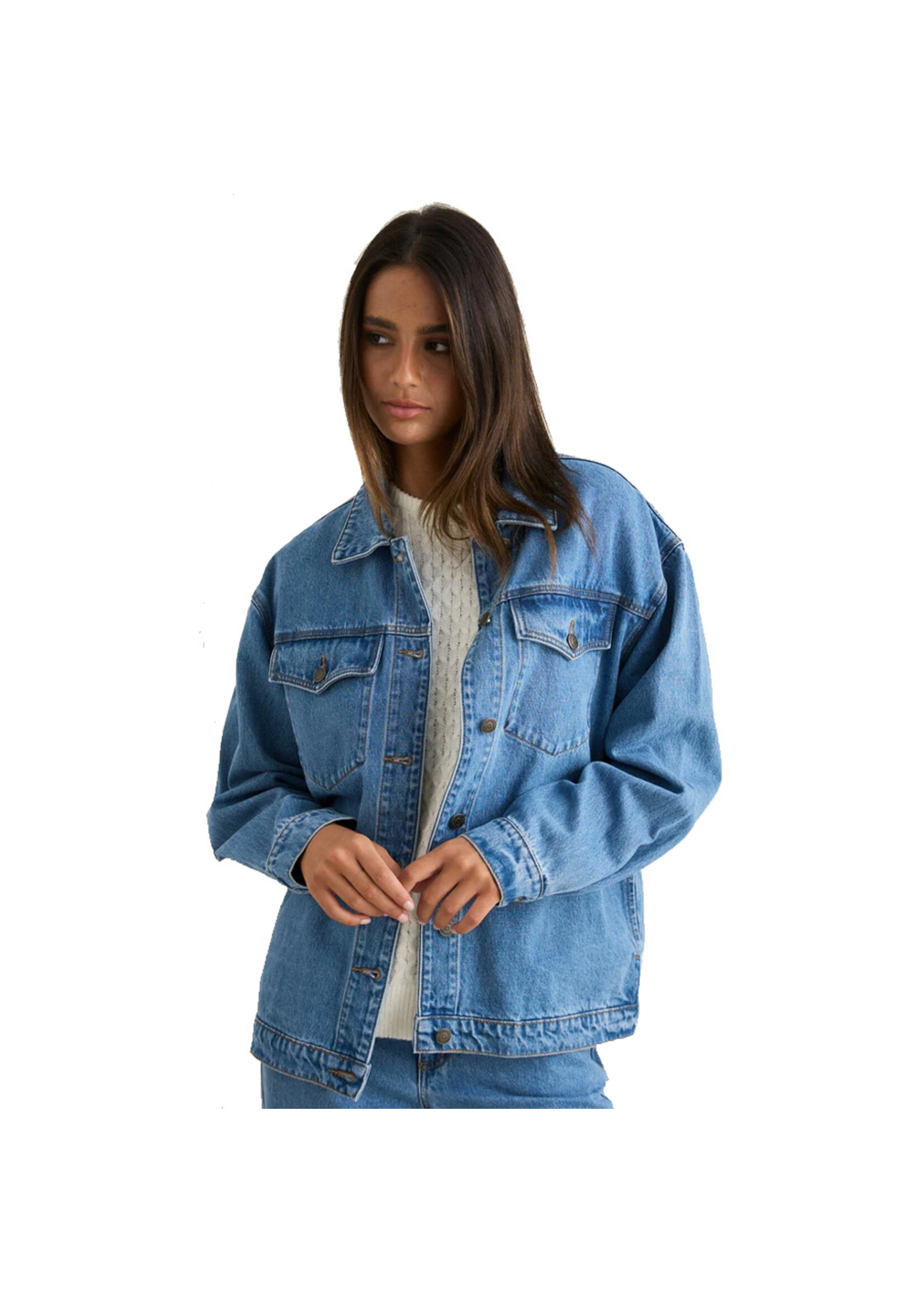 RHYTHM Veste ESSENTIAL DENIM (Femme)