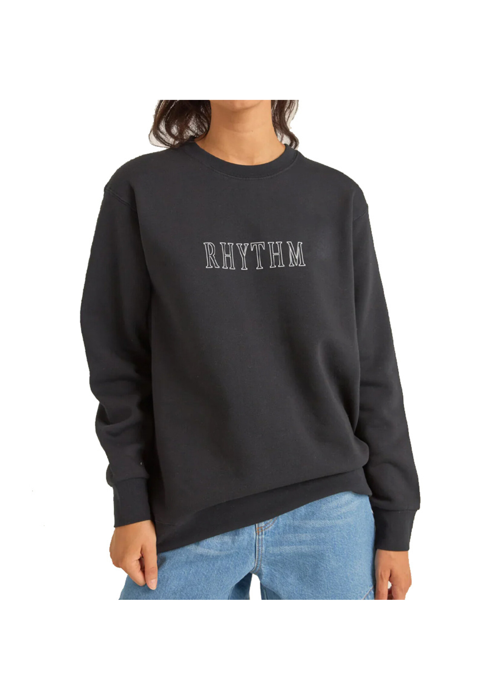 RHYTHM Chandail FLAGSHIP BOYFRIEND FLEECE CREW (Femme)