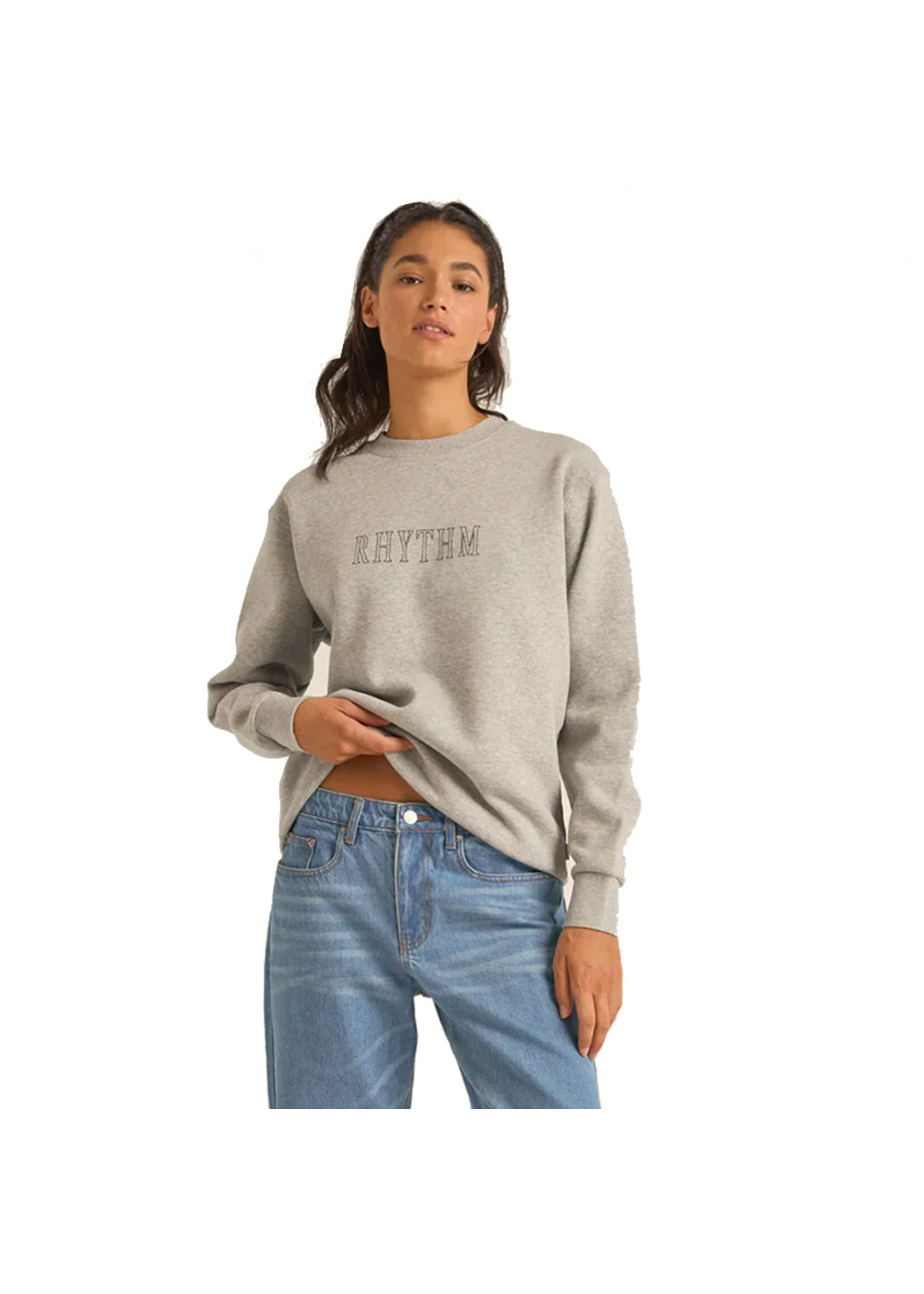 RHYTHM Chandail FLAGSHIP BOYFRIEND FLEECE CREW (Femme)