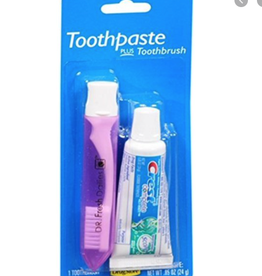 Toothpaste plus Toothbrush