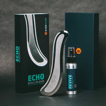 Echo Muscle Scraper (Starter) 1 x echo tool, 1 x oasis gel