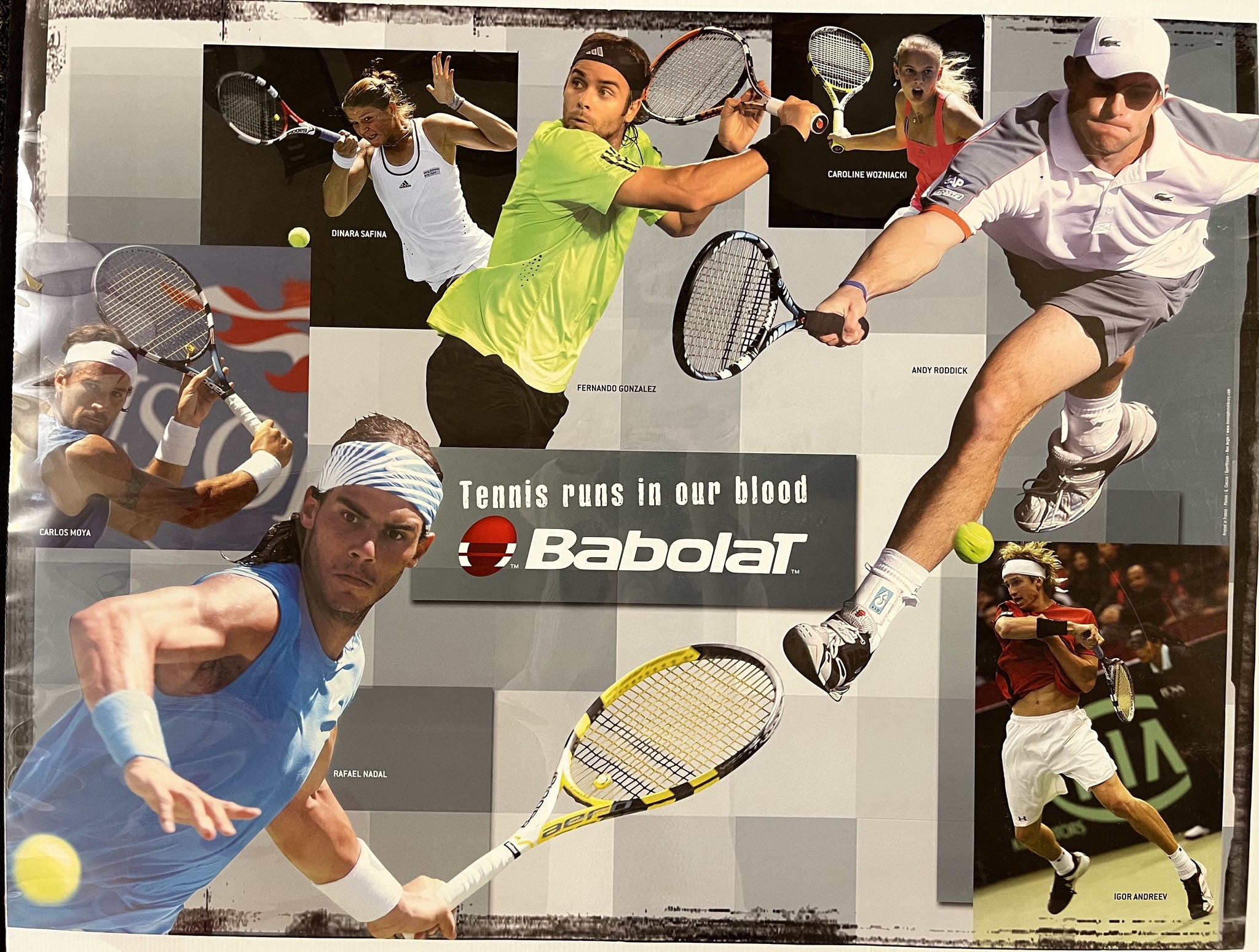 Babolat Poster Tennis Runs In Our Blood