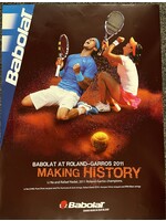 Babolat Poster 1-2: 2011 Roland Garros Nadal / Li Na  (23.5"x31.5")