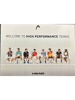 Babolat Poster 4-6: Head Pros on Bench (23.5"x16.5")