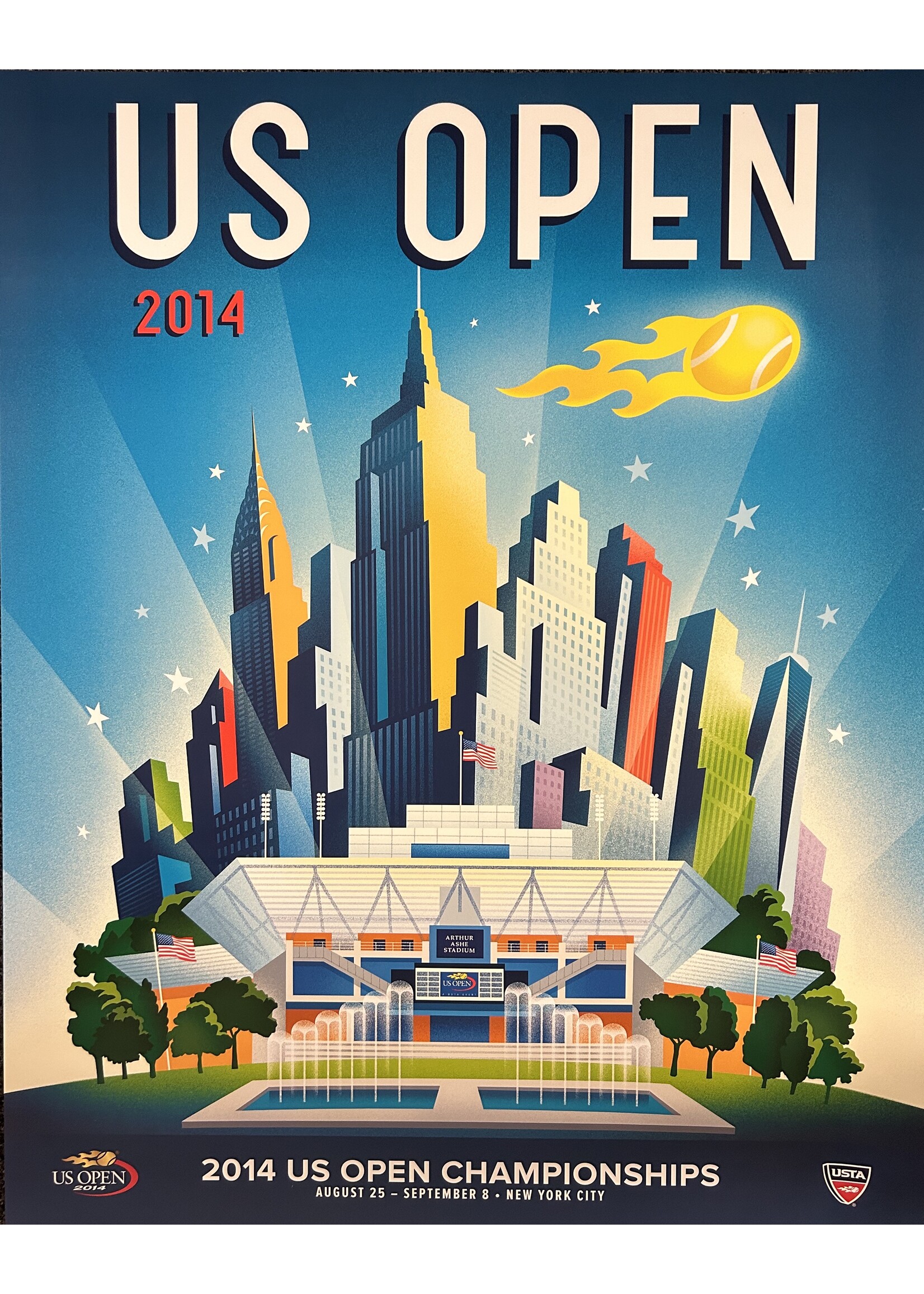 Babolat Poster 7-5: 2014 US Open  (24"x30")