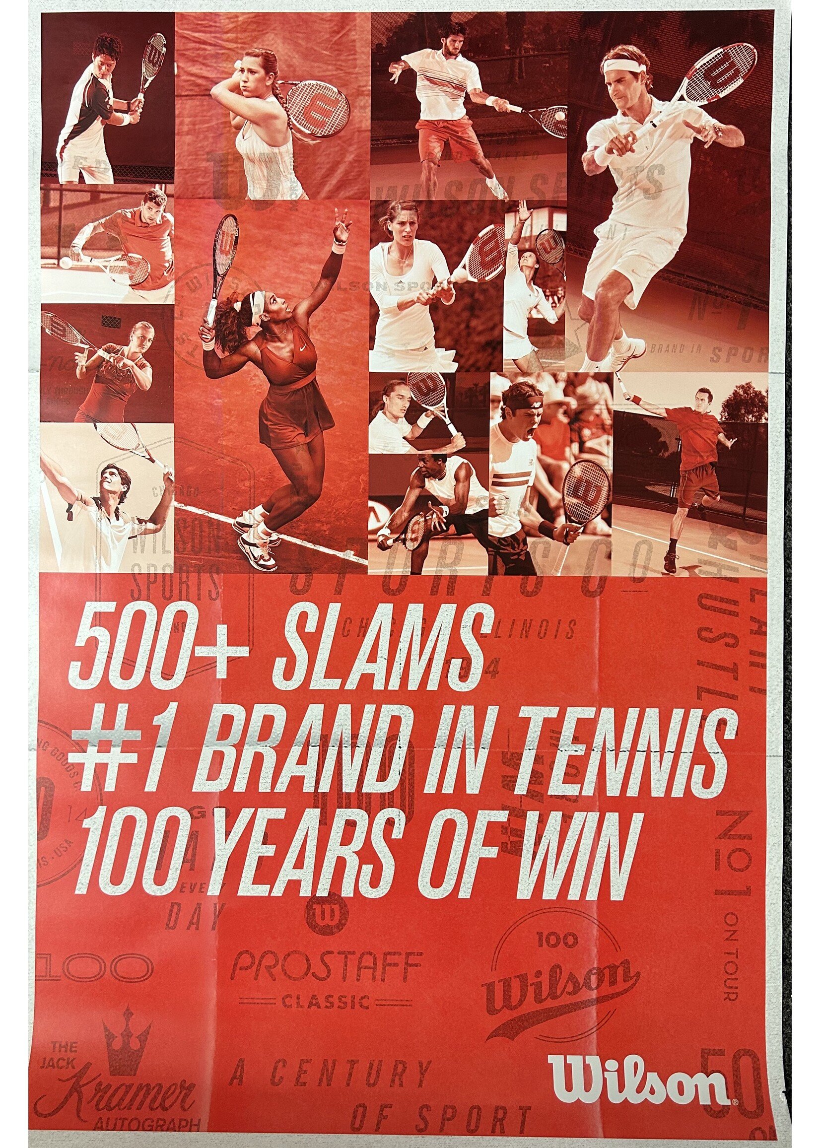 Wilson Poster 11-5: Wilson 100 Years of Wins (24"x36")