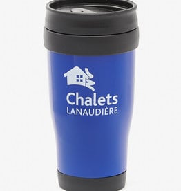 Tasse isolée bleue 16 oz