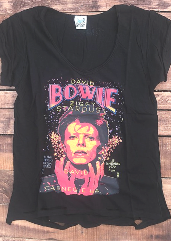 Jaded gypsy Bowie graphic tee