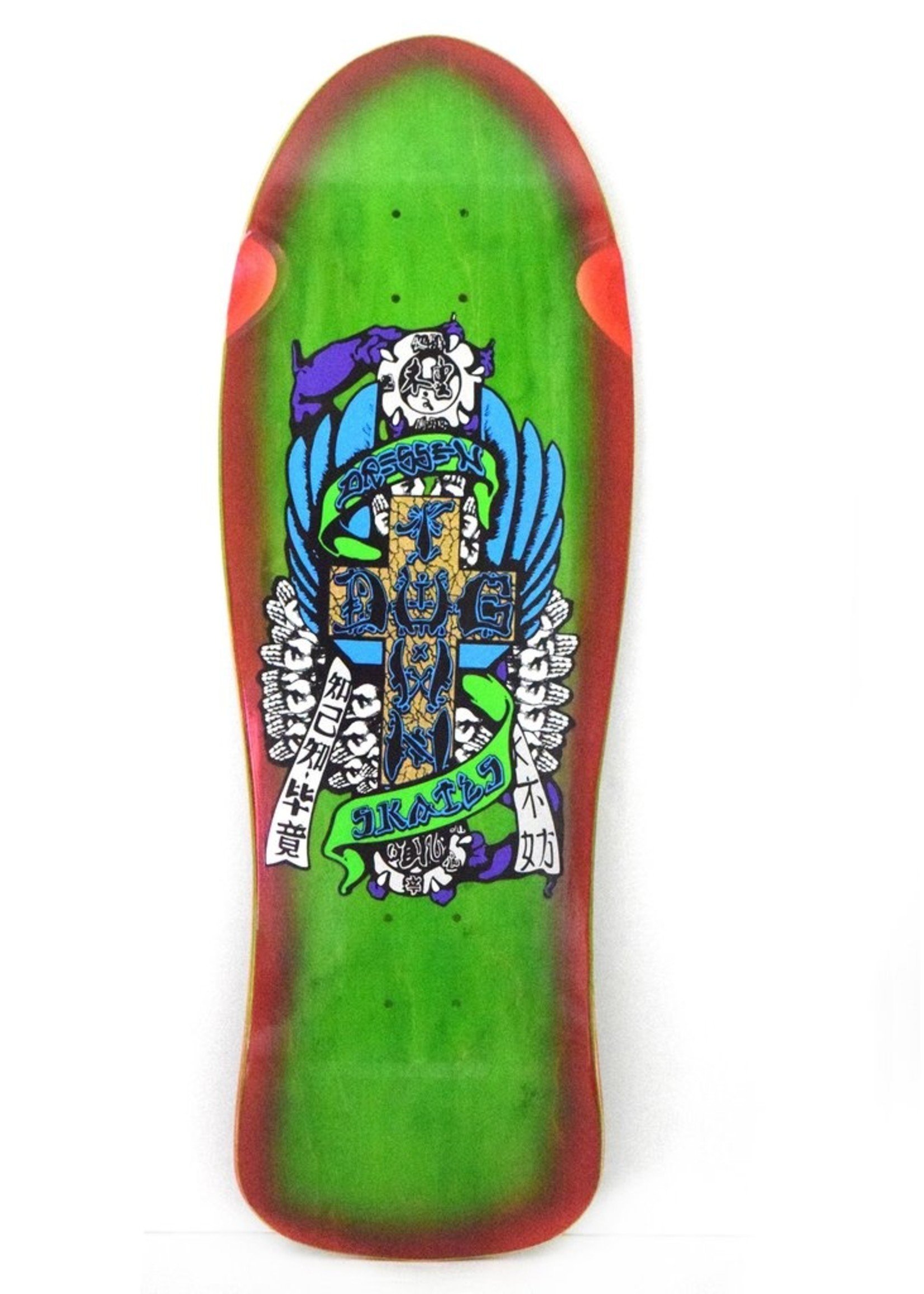 DOGTOWN Dogtown Eric Dressen Hands Reissue Deck 10.125" x 30.325 assorted stains/red fade