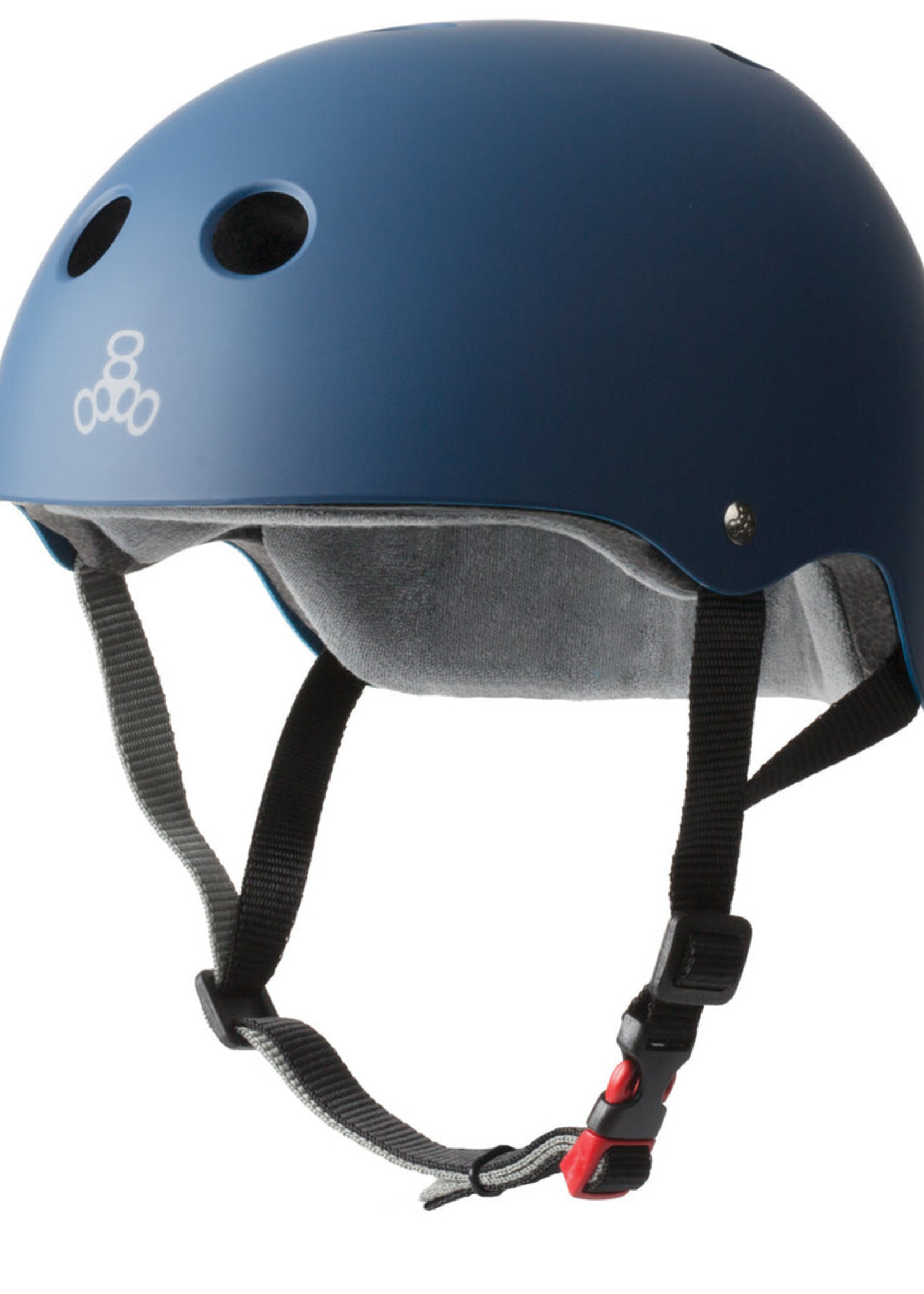 Triple 8 Cert Sweatsaver Helmet - Navy Rubber - XS/S