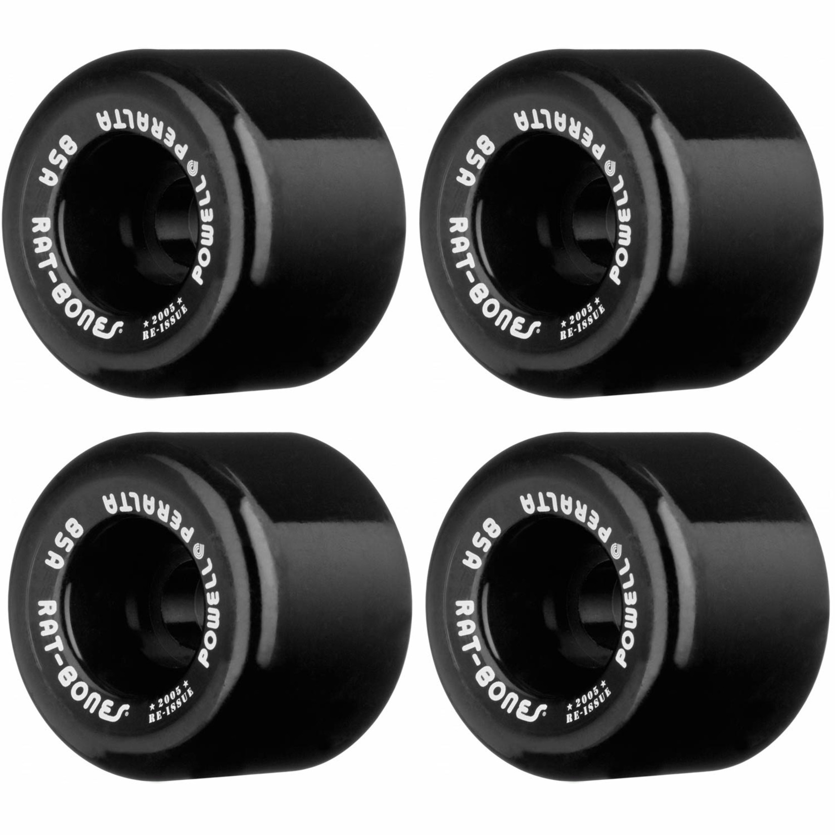 Pwl/P 85a Rat Bones 60mm (Black) - Status Skateshop bt