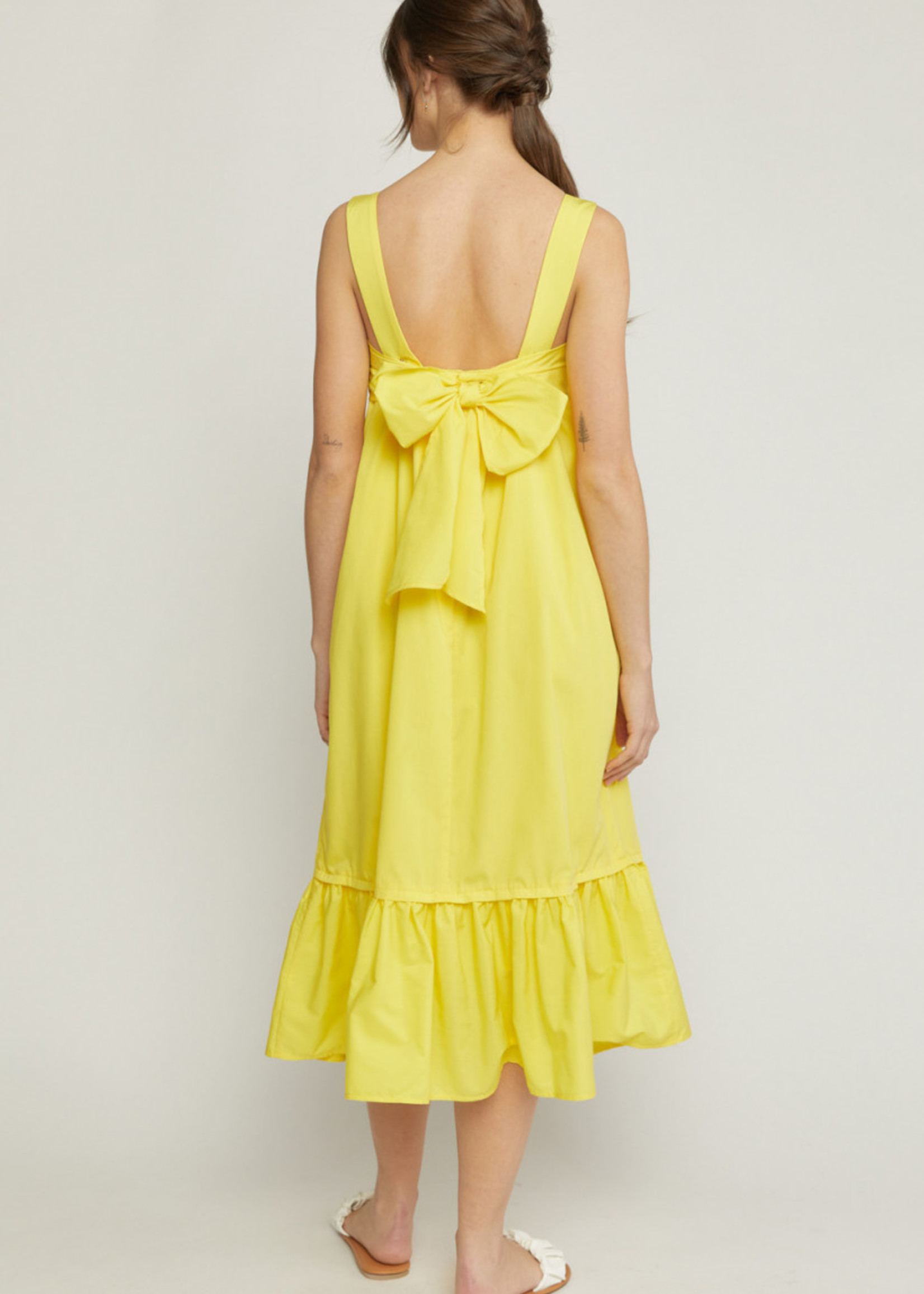 THICK STRAP MIDI DRESS Papori