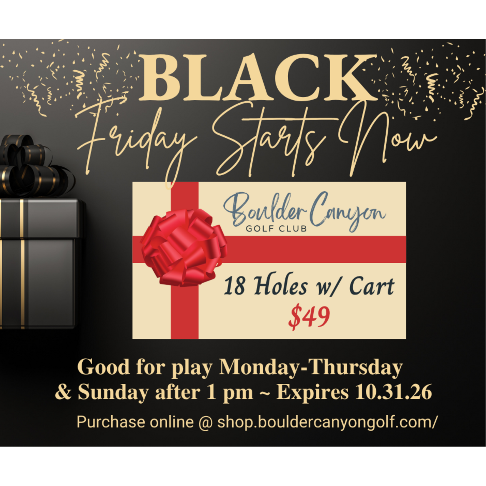 Black Friday Promo