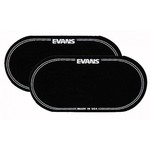 Evans EVANS DOUBLE BASS DRUM PATCH BLACK EQPB2