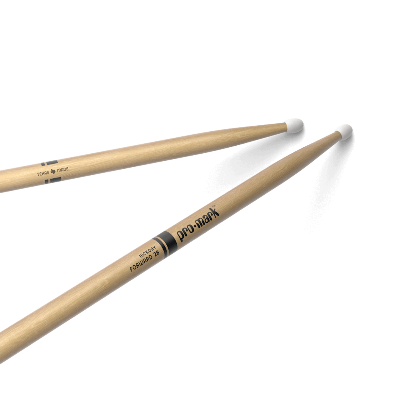 Vater American Hickory 2B Nylon Tip Drumsticks