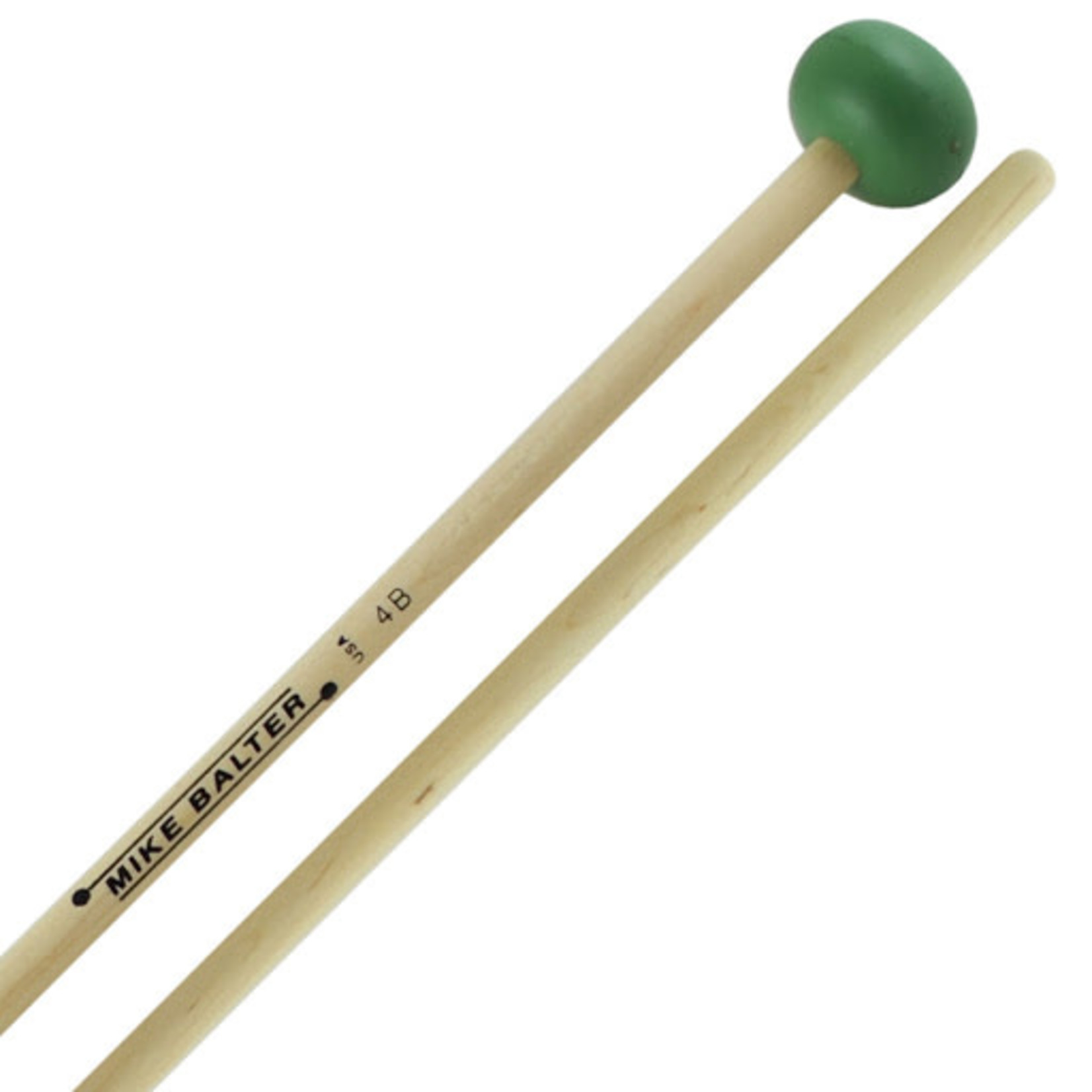 MIKE BALTER 4B LIGHT GREEN MEDIUM RUBBER MALLETS - 2112 PERCUSSION