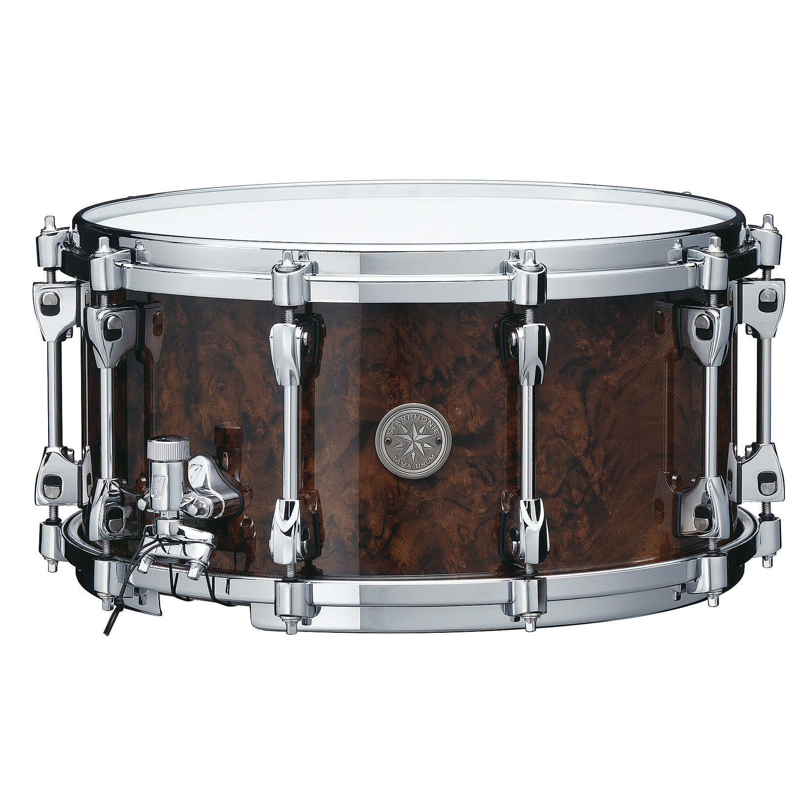 Tama Tama 7x14" Starphonic Walnut Snare Drum PWB147GWB (Gloss Black Walnut Burl)