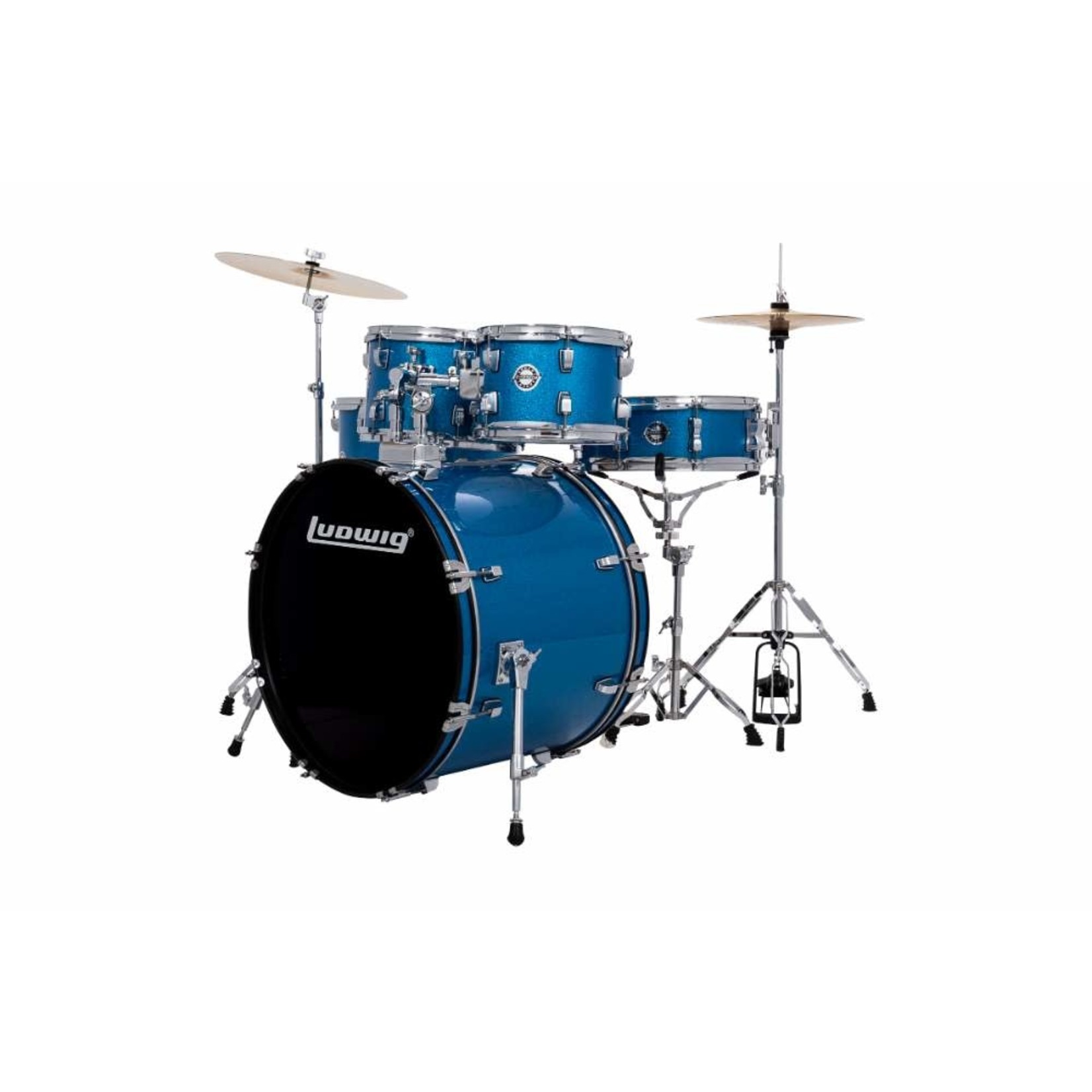 Ludwig Ludwig Accent 5-Pc 22" Complete Drive (Blue Sparkle)