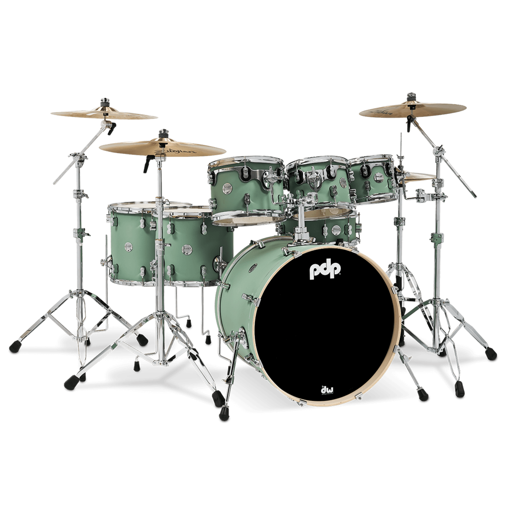 PDP PDP Concept Maple 7-Piece Shell Pack (Satin Seafoam)